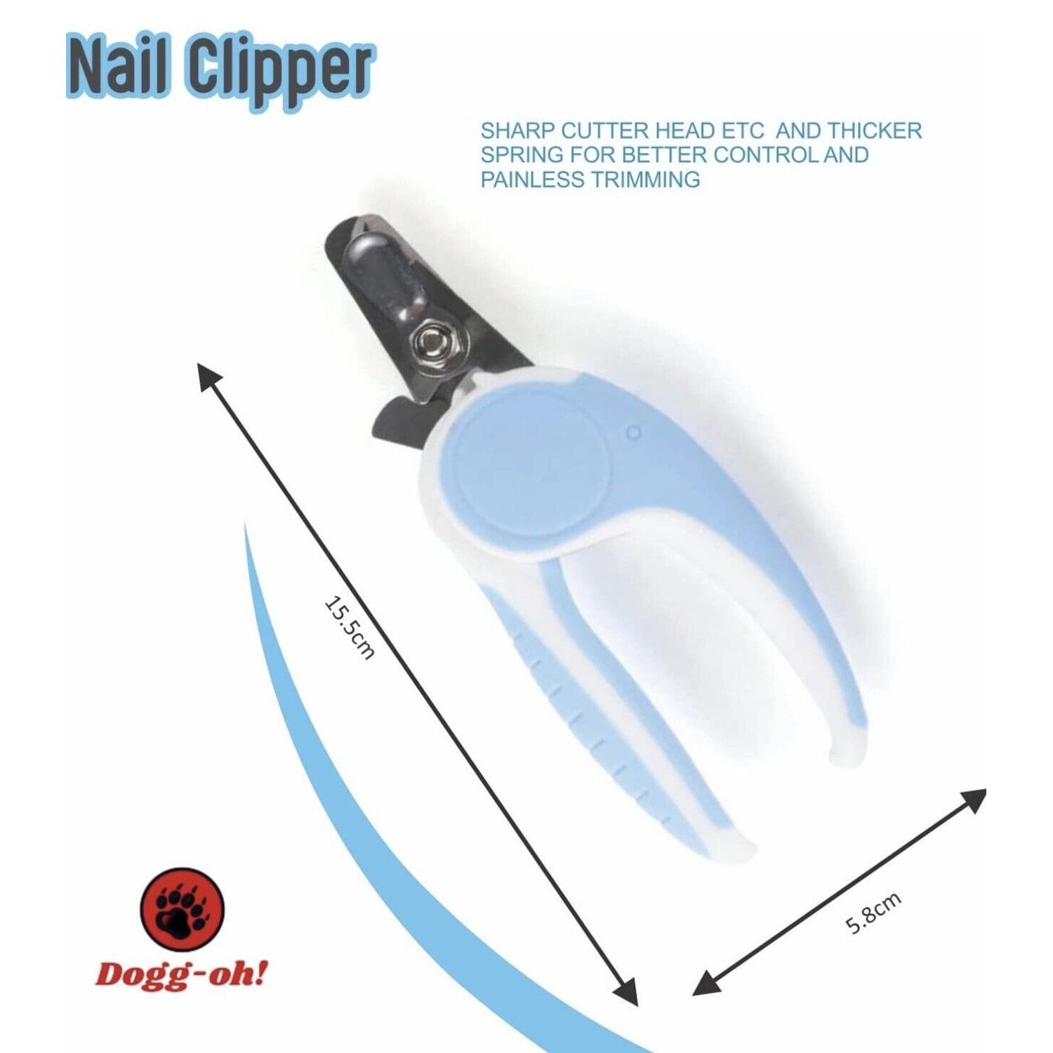3-in-1 Professional Pet Grooming Tool 2 Sided Undercoat Comb, Rake, Nail Clipper
