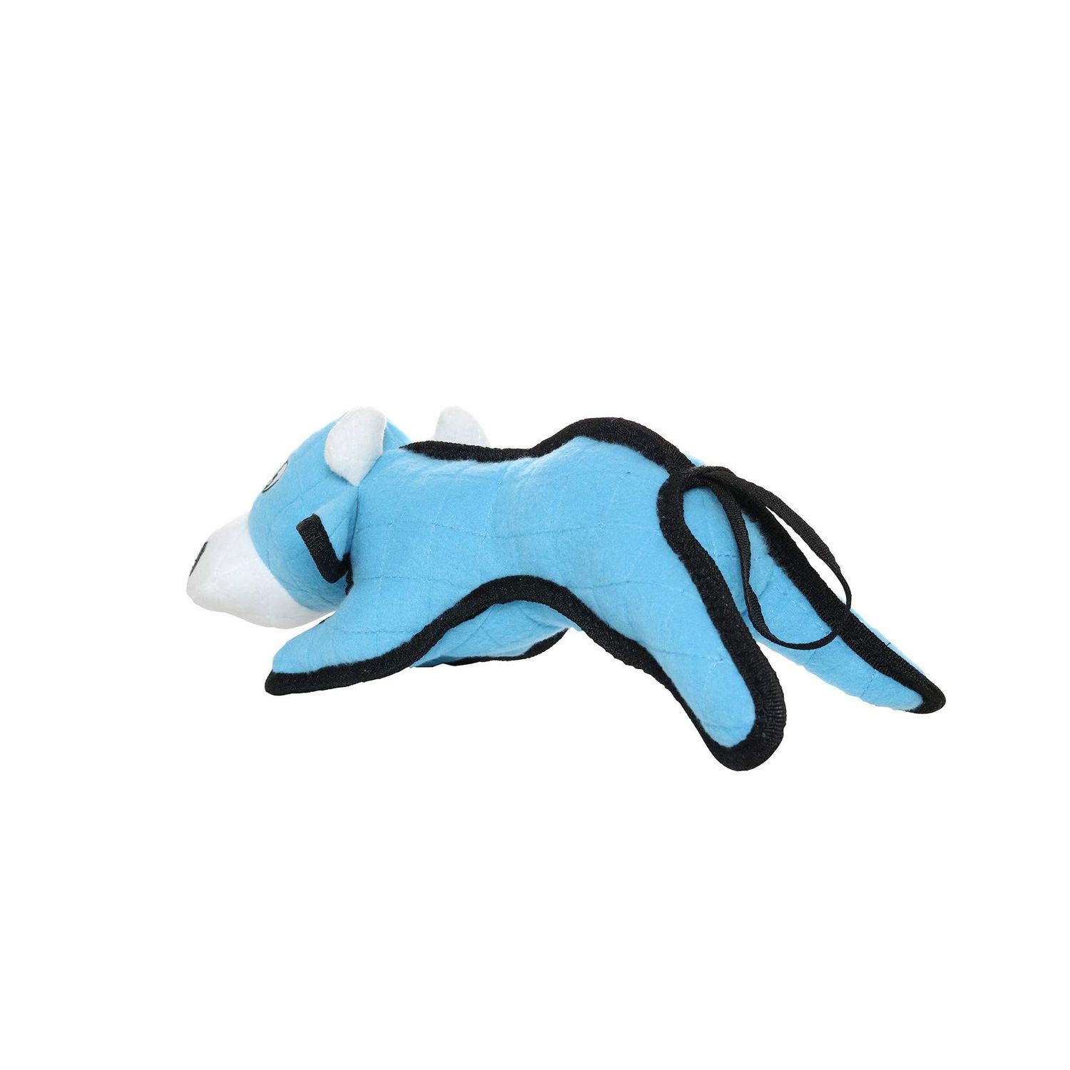 TUFFY - World's Tuffest Soft Dog Toy -Barnyard Cow - Multiple Layers. Made Durable, Strong & Tough. Interactive Play (Tug, Toss & Fetch). Machine Washable & Floats. (Regular)