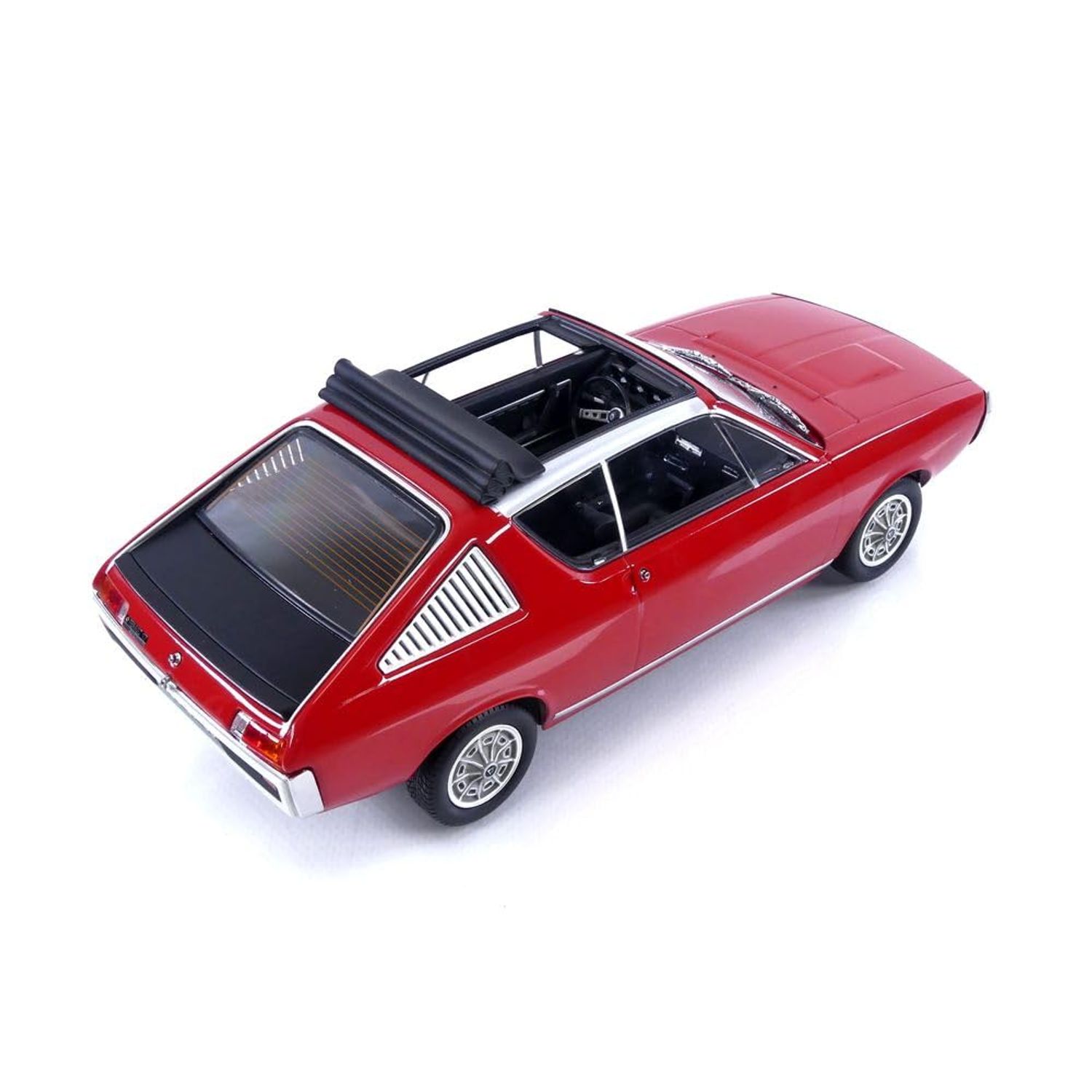 Norev NV185371 1:18 17 Gordini Découvrable 1975-Red Renault Collectable Model, Multi