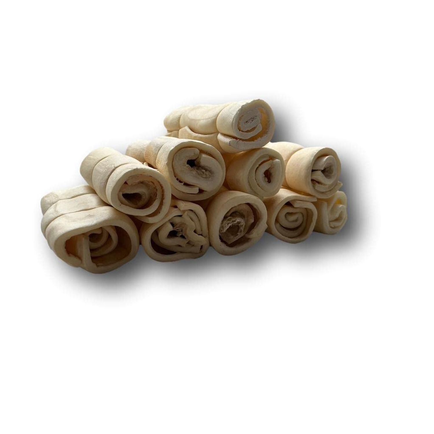 Top Dog Chews – 3” Mini Cheek Rolls, 10 Pack, Long Lasting Dog Bones for Aggressive Chewers, Rawhide Free Dog Treats