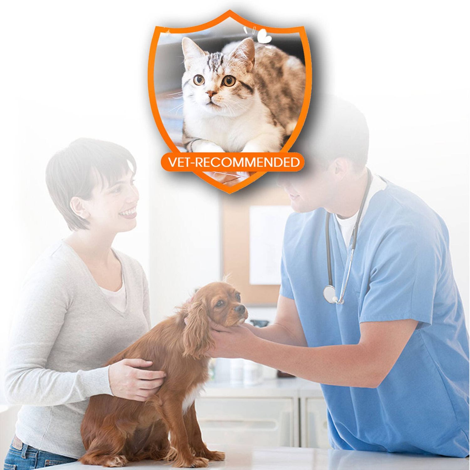 ShengKou Natural Flea Treatment for Cats (2-25 lbs) | 9-Month Supply with Comb, Tick Tool & Repellent Collar, Vet-Reviewed Formula