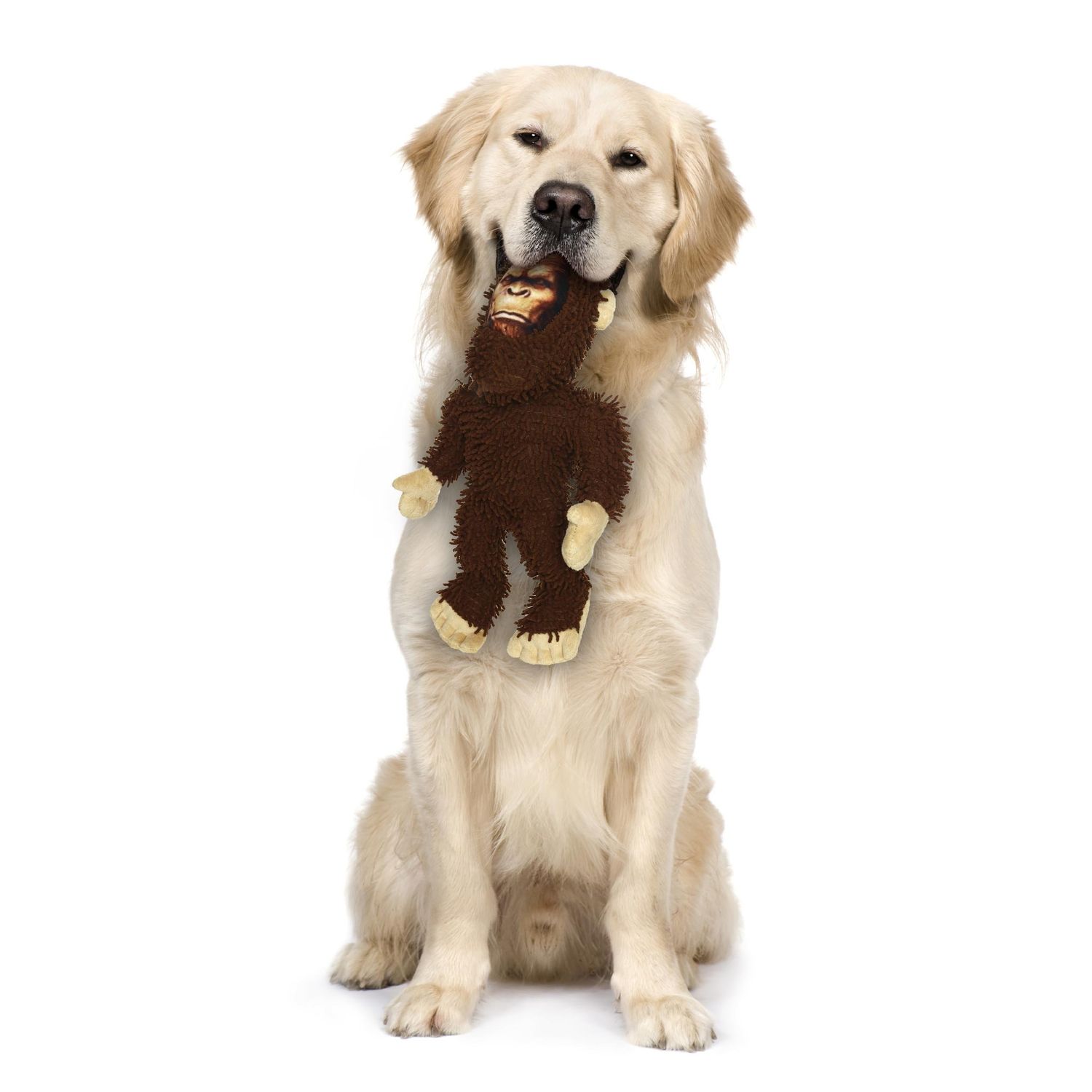 MIGHTY- Microfiber Bigfoot – Made with Stuffing. Strong & Tough. Interactive Play Dog Toy. Machine Washable & It Floats (Regular)