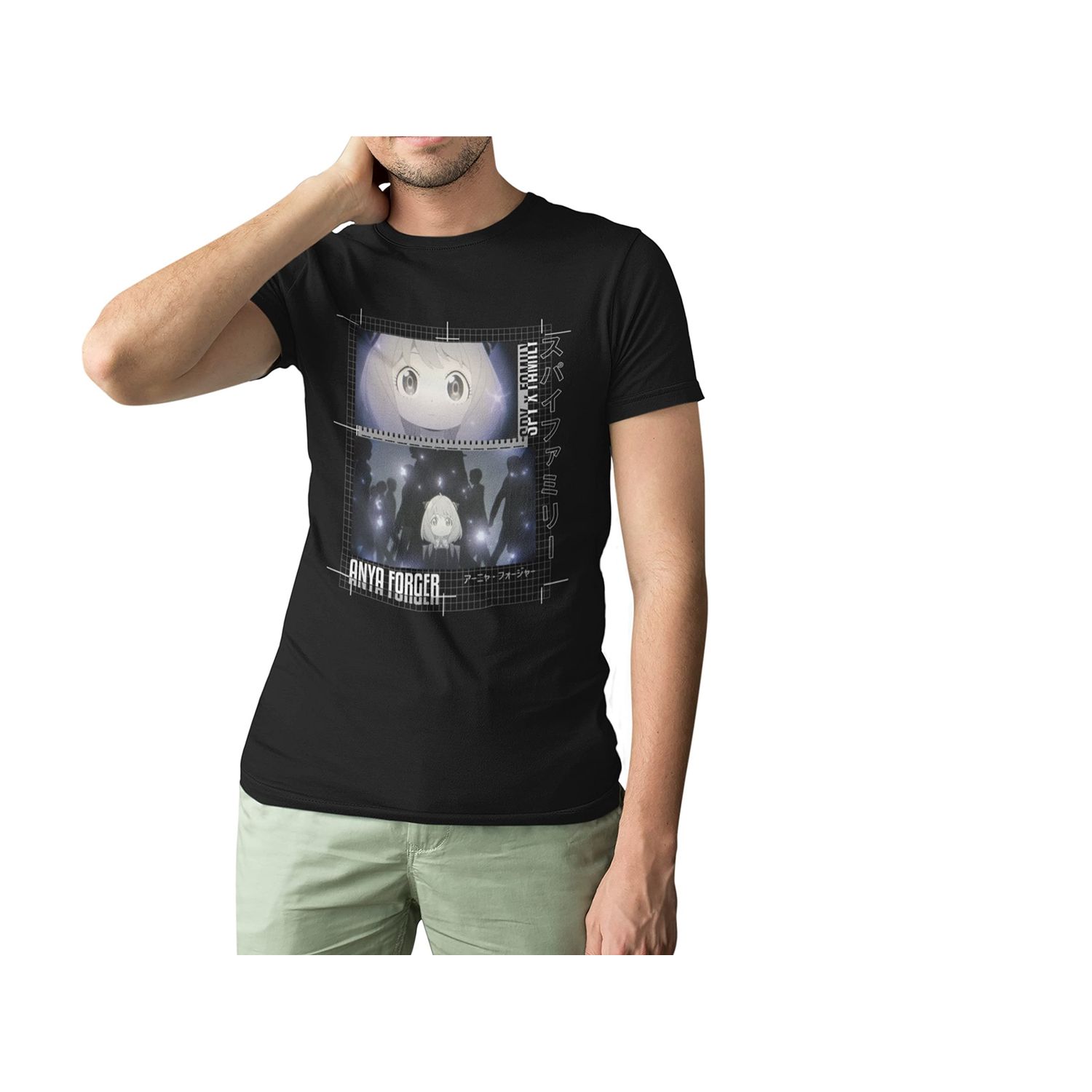 Spy X Family - Ending Screenshot Anya Gray Style Men's T-Shirt