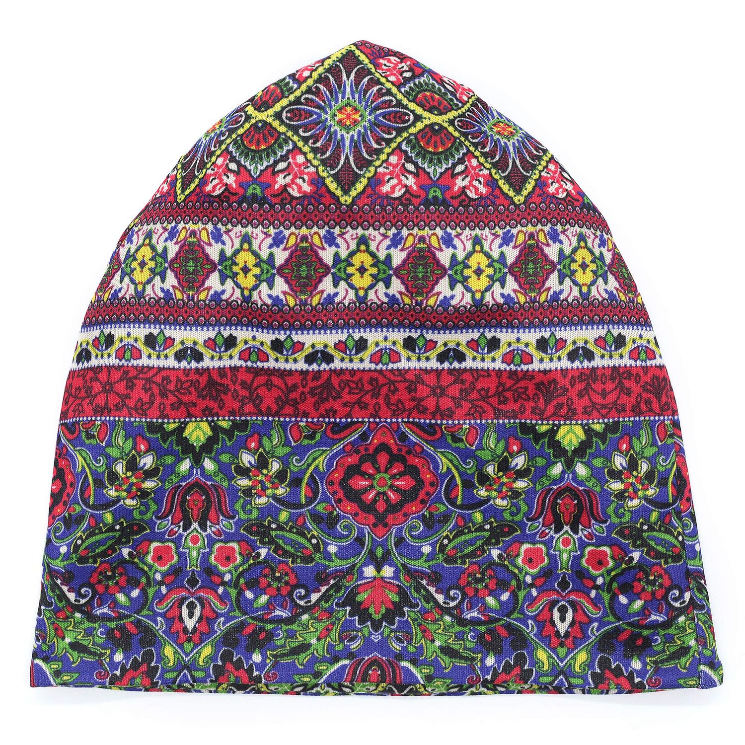 Jemis Women's Baggy Slouchy Beanie Chemo Cap for Cancer Patients (2pcs Red & Green)