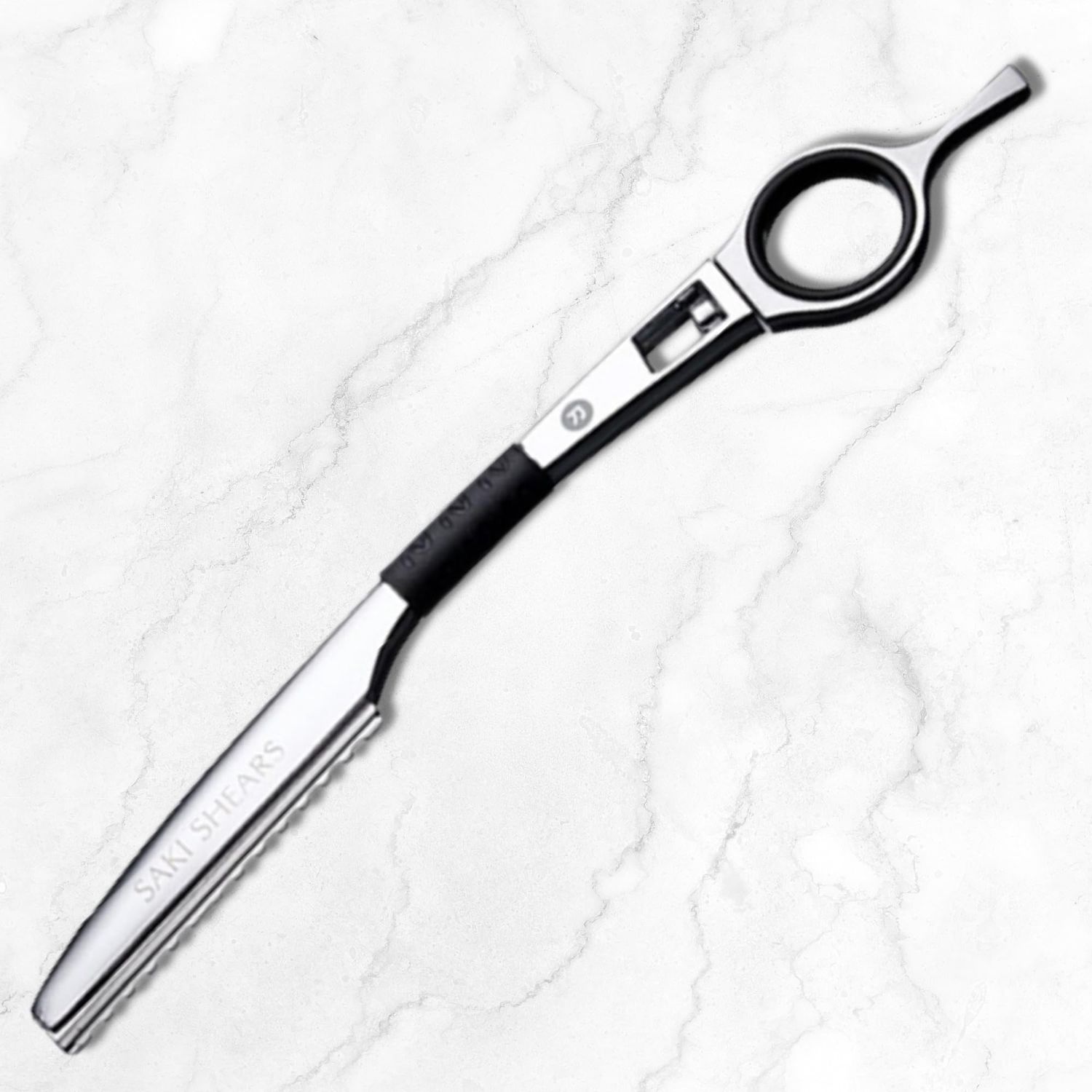 Hair Shears Set for Left-Handed Professionals, 440C Steel Blades, Black Titanium Coating, Includes Scissors, Shears, Razor, Carrying Case