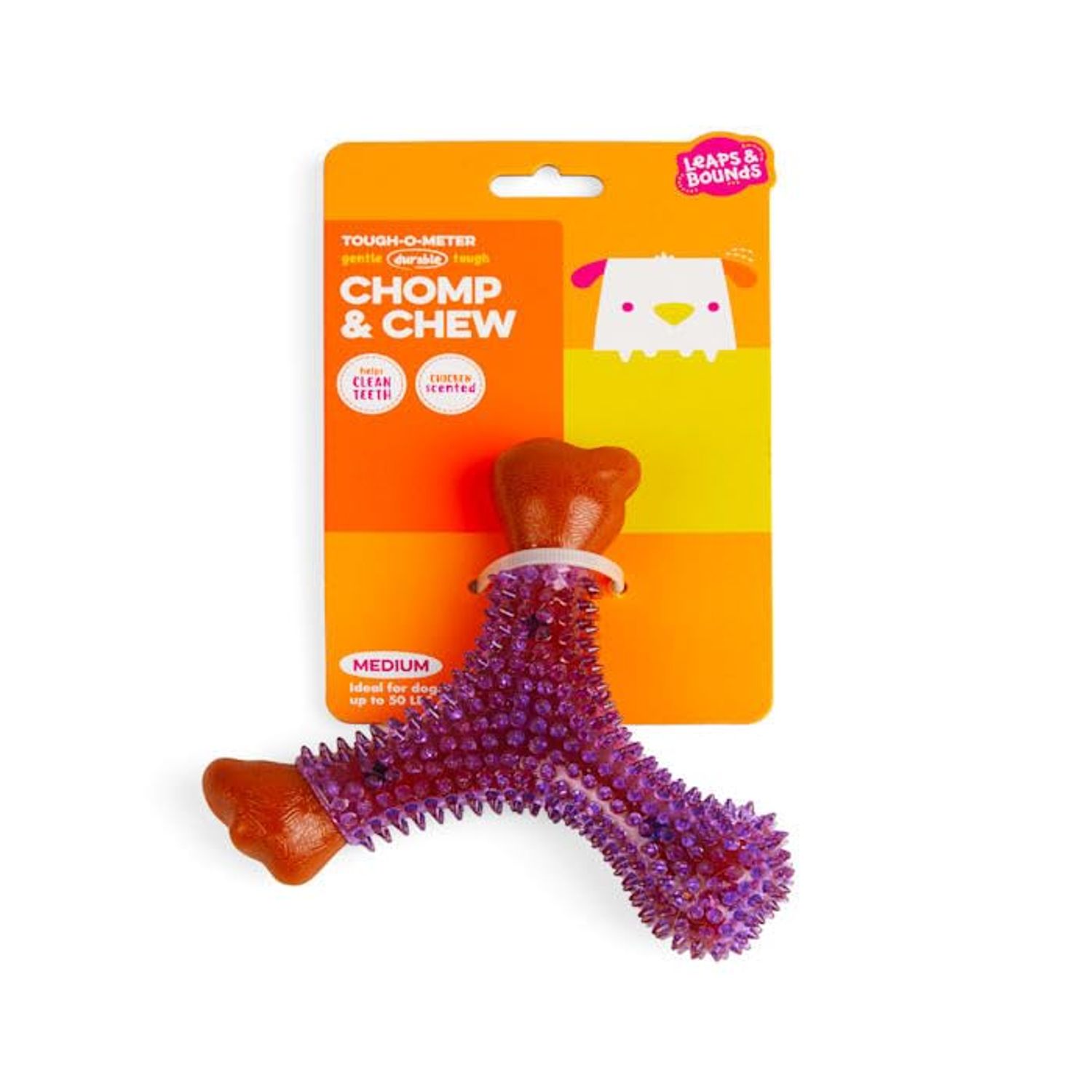Leaps & Bounds Tough Triple End Dog Toy Medium