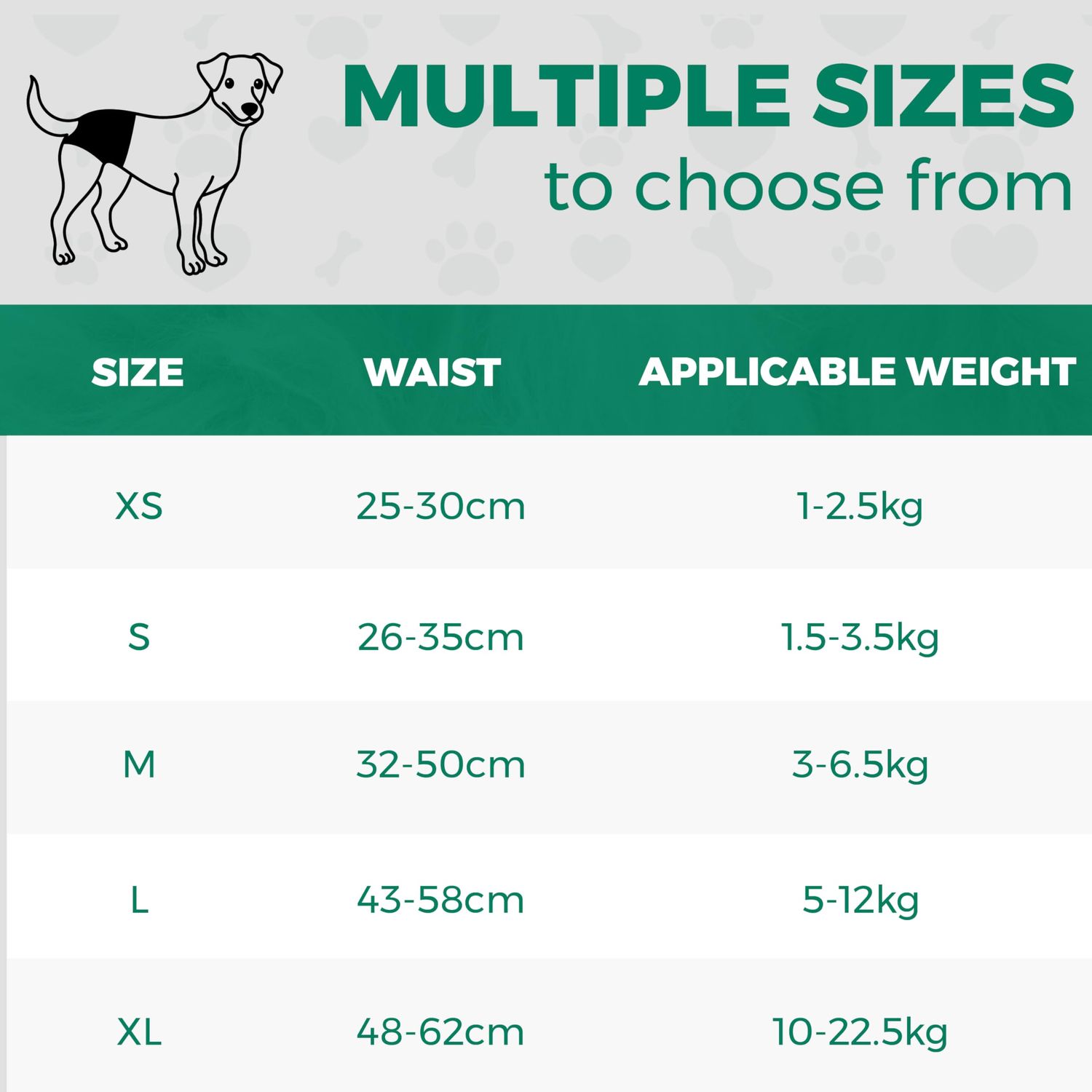 Dry Paws Doggie Diapers for Male Dogs - Pack of 2, Premium Quality, Leak Proof & Soft on Skin - Reusable Male Dog Diapers for Comfort & Potty Training - Extra Small with Breakfast Design