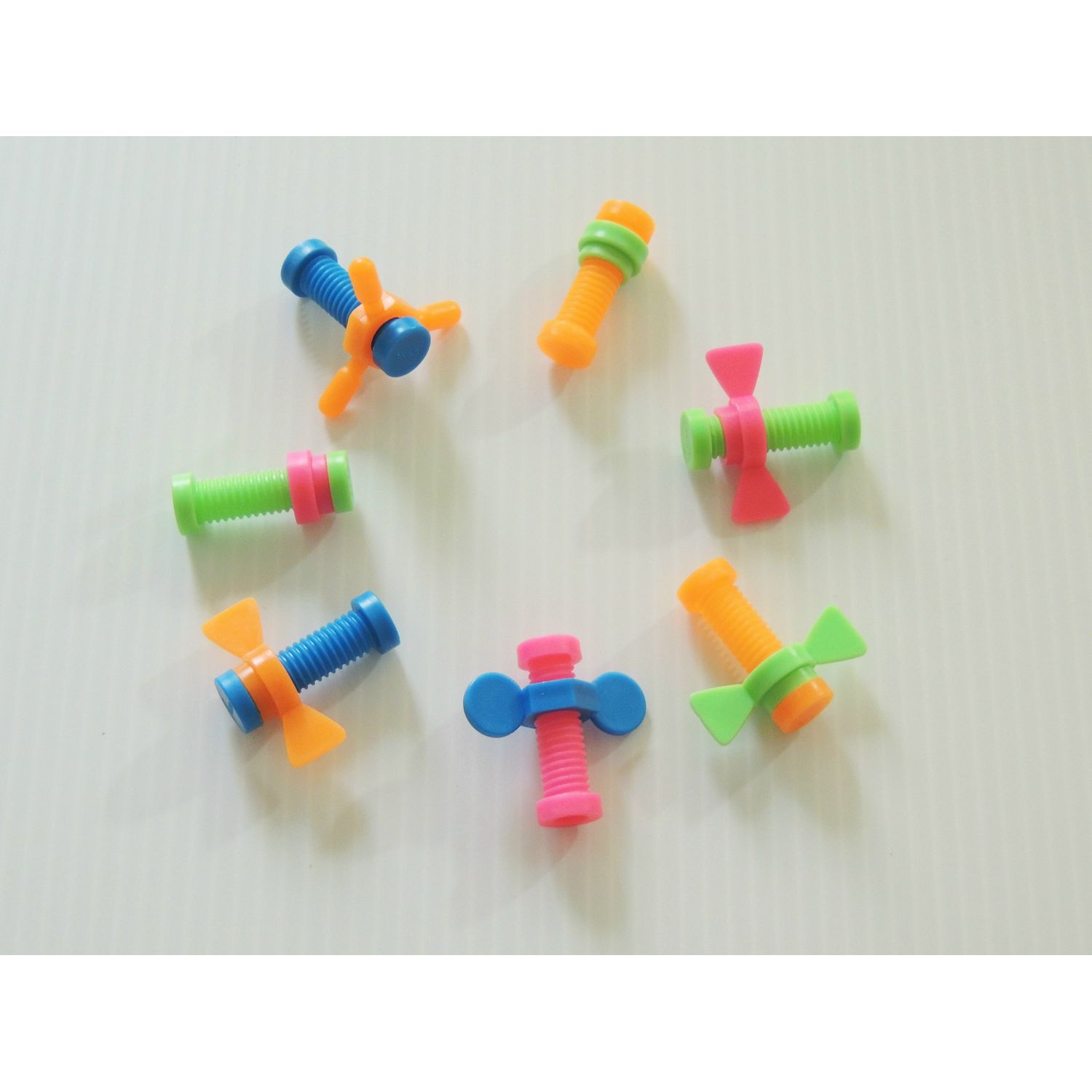 Bonka Bird toys pk12 Nuts & Bolts foot talon foraging toy cockatiel parakeet