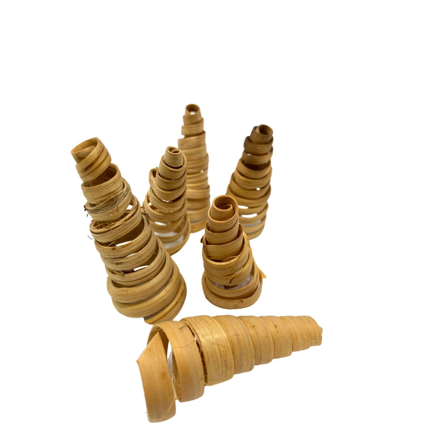 Bonka Bird Toys 3736 Pk6 Cane 3" x 1" Cones, Parrot Foot Talon Craft Cage Toy, Conure, Lorikeets, Quaker, and Similar