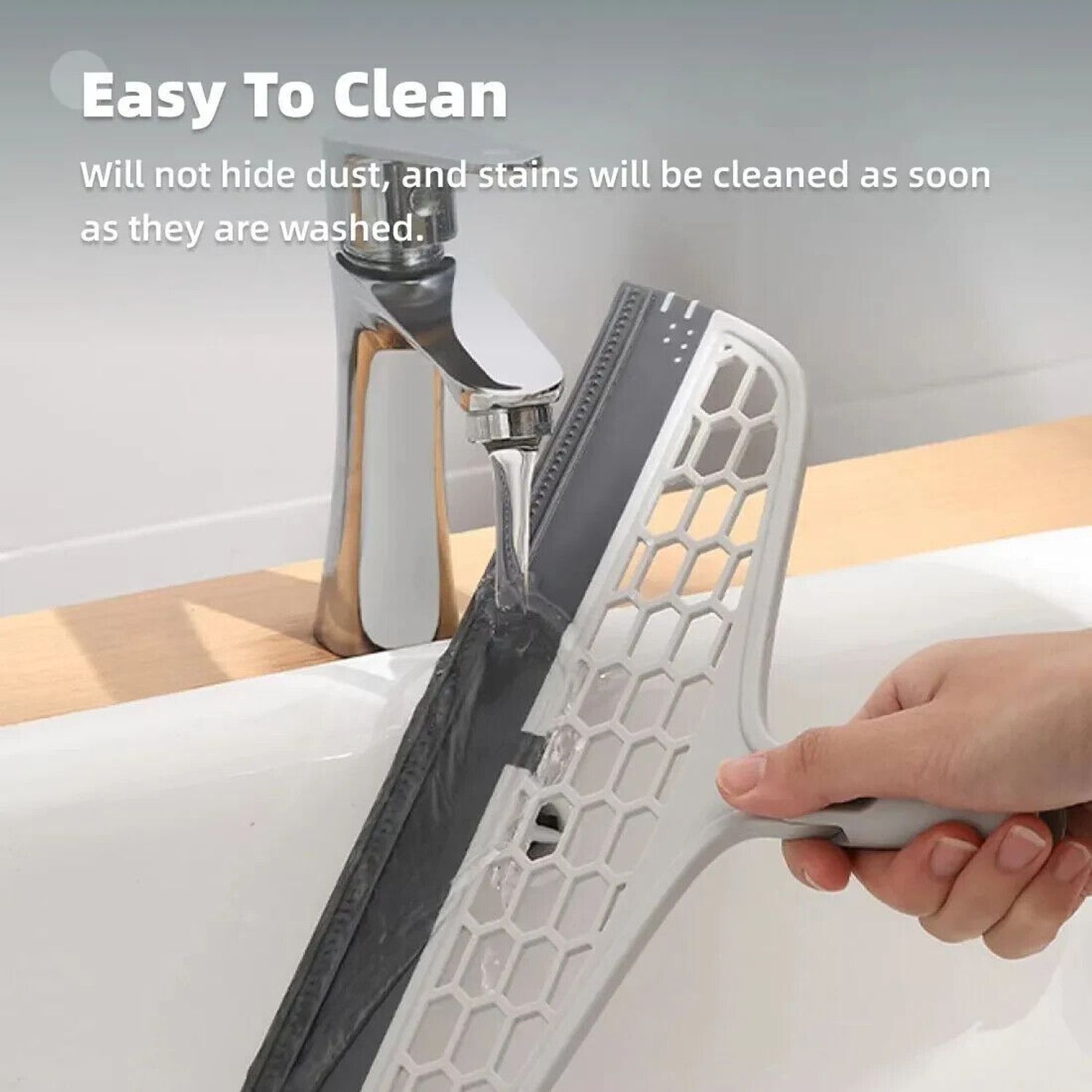 2-In-1 Magic Broom Floor Cleaning Silicone Squeegee Rotatable Pet Hair Remover