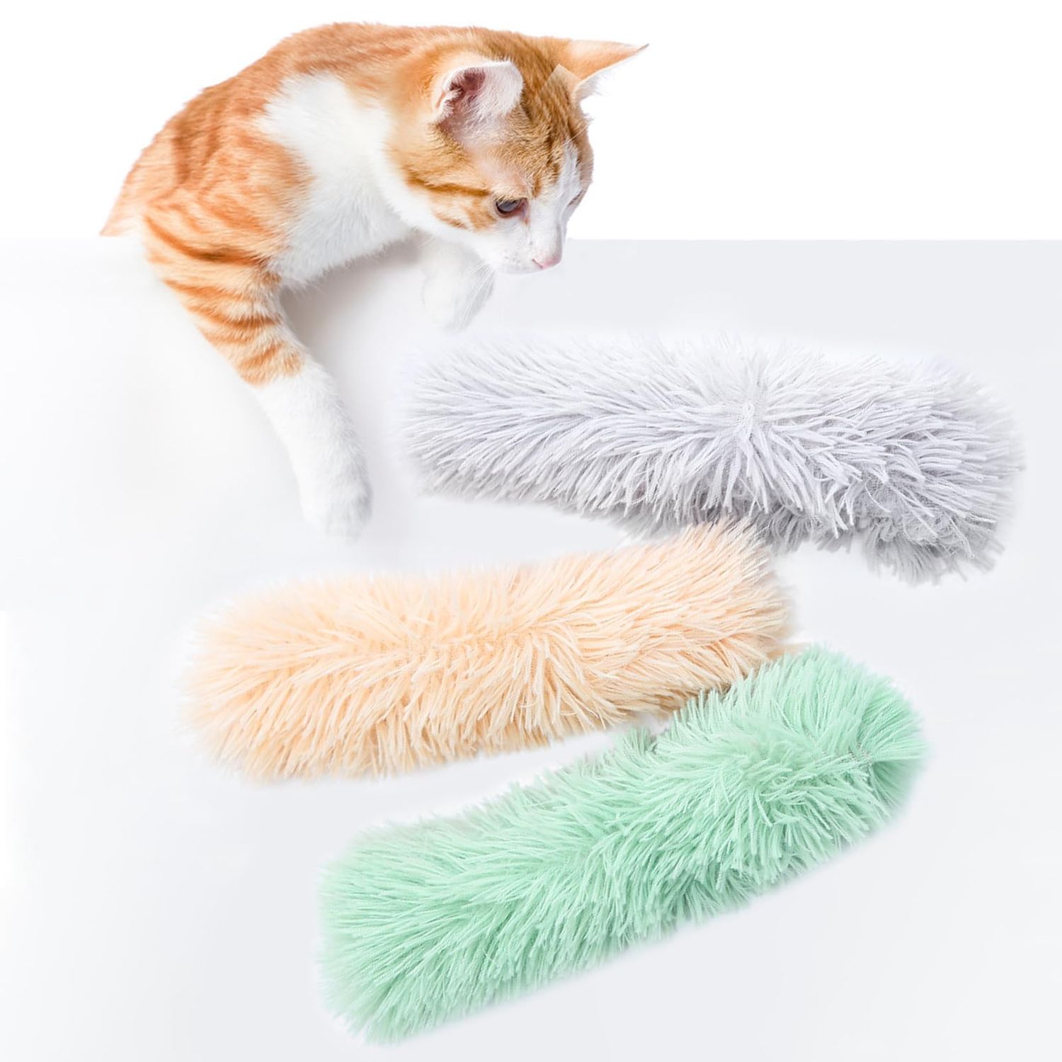 Shudyear Catnip cat Toys, 3 pcs Indoor cat Toys, Interactive cat Toys for Indoor Cats, Promotes Kitten Exercise, Reduces cat Boredom