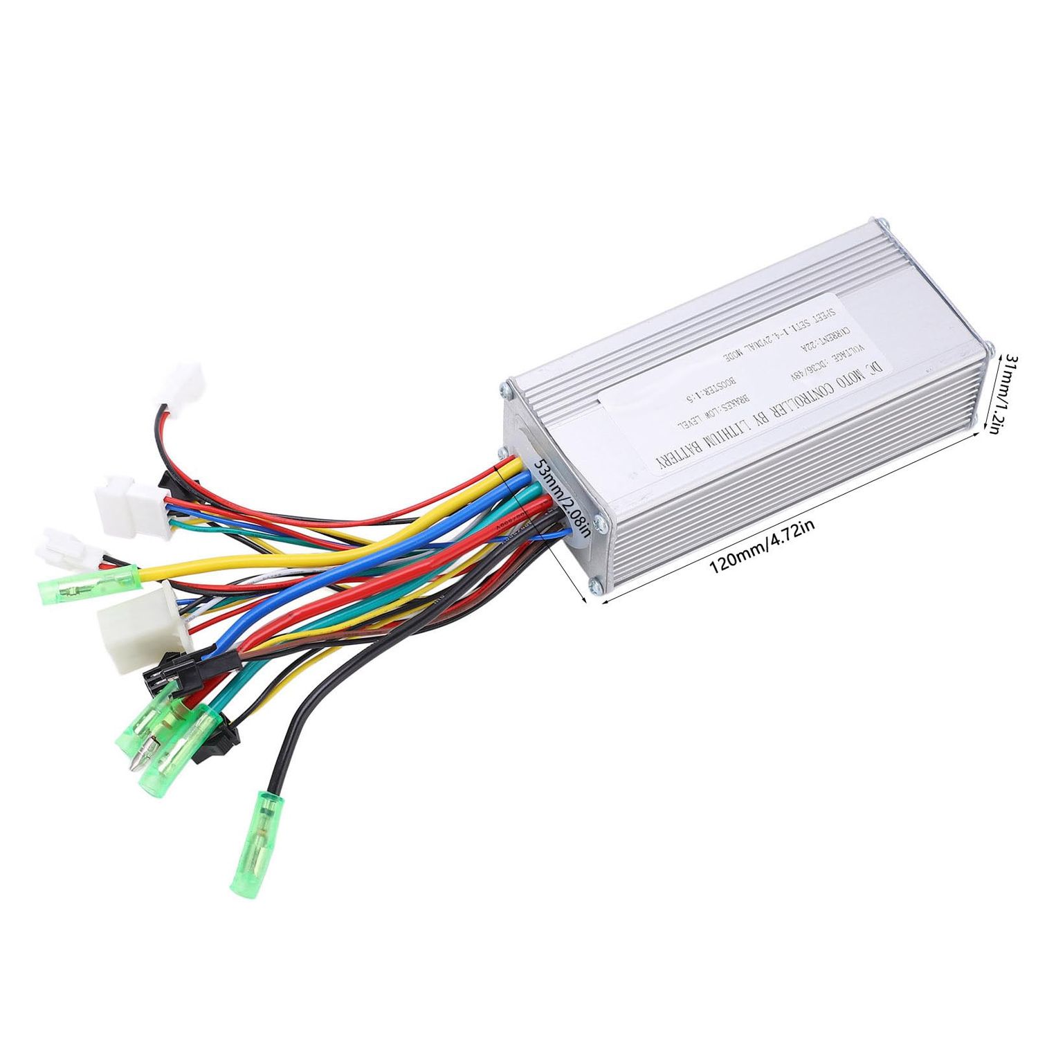 RiToEasysports Electric Brushless Controller Kit, 36/48V 500/750W Brushless Controller Kit with LCD 866 Display Meter 22A9 Tube for Electric Scooter