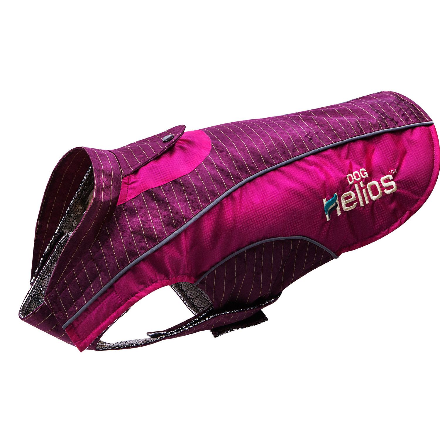 Helios JKHL10PKXS Tri-Velcro Pet Dog Coat Jacket with Black Shark Technology, X-Small, Pink