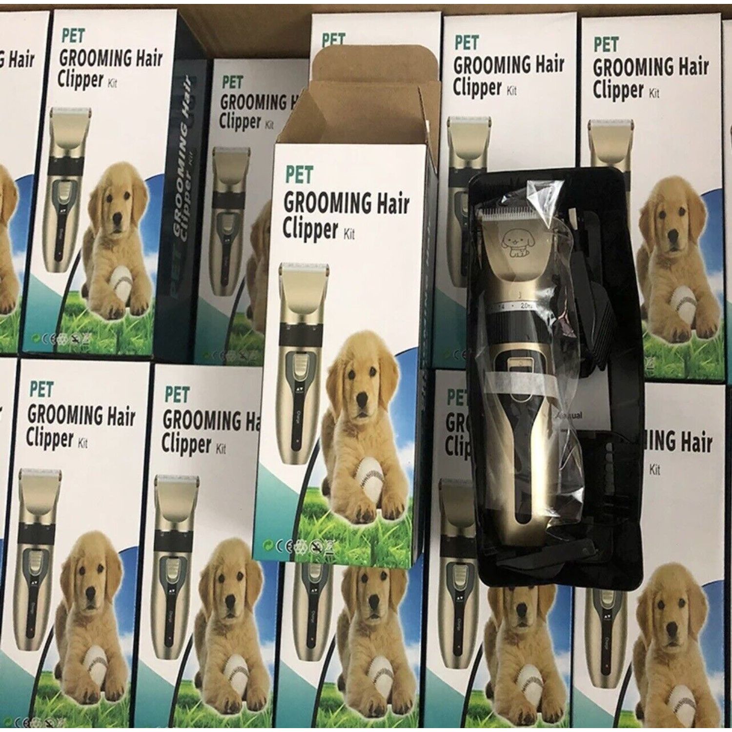 Professional Rechargeable Cordless Pet Grooming Clipper Kit