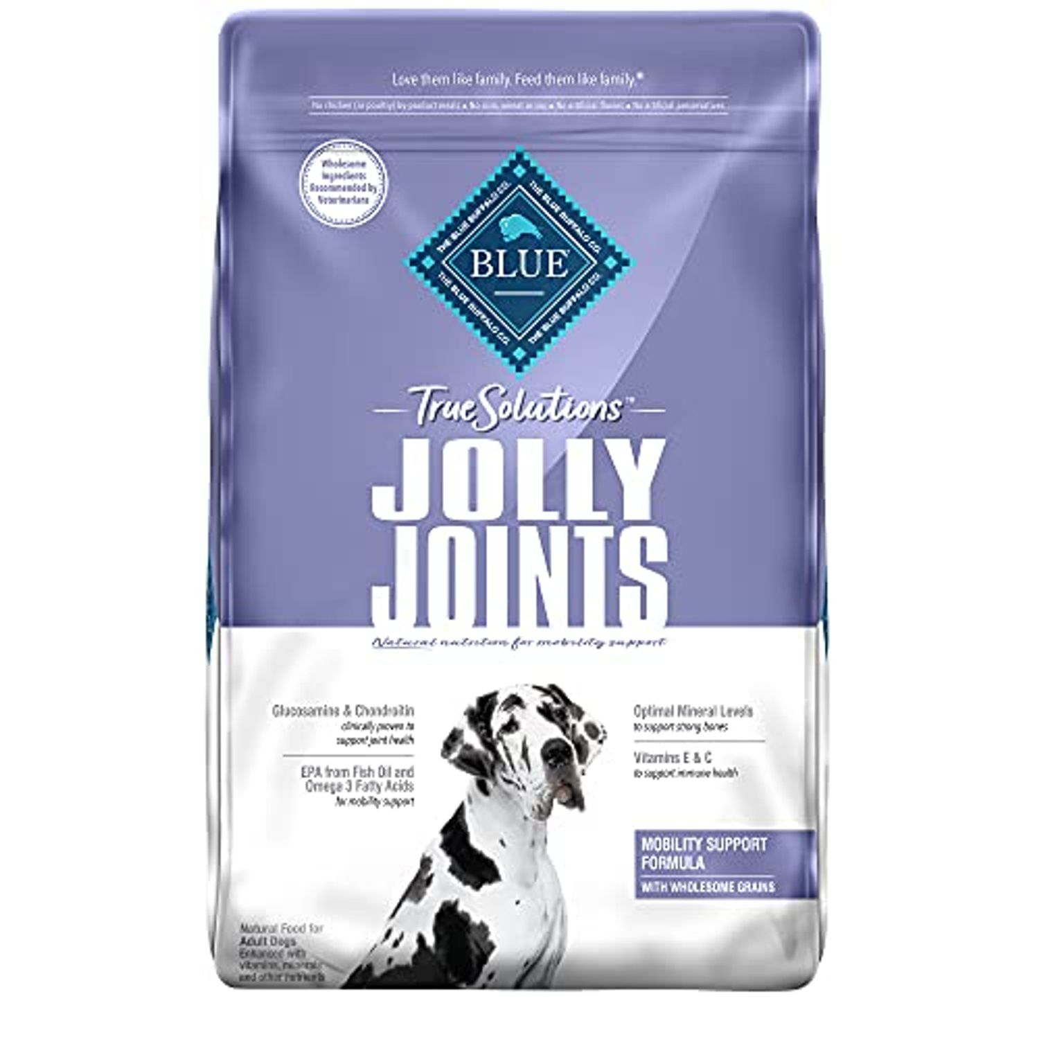 Blue Buffalo True Solutions Jolly Joints Natural Mobility Support Adult Dry Dog Food, Chicken 11-lb
