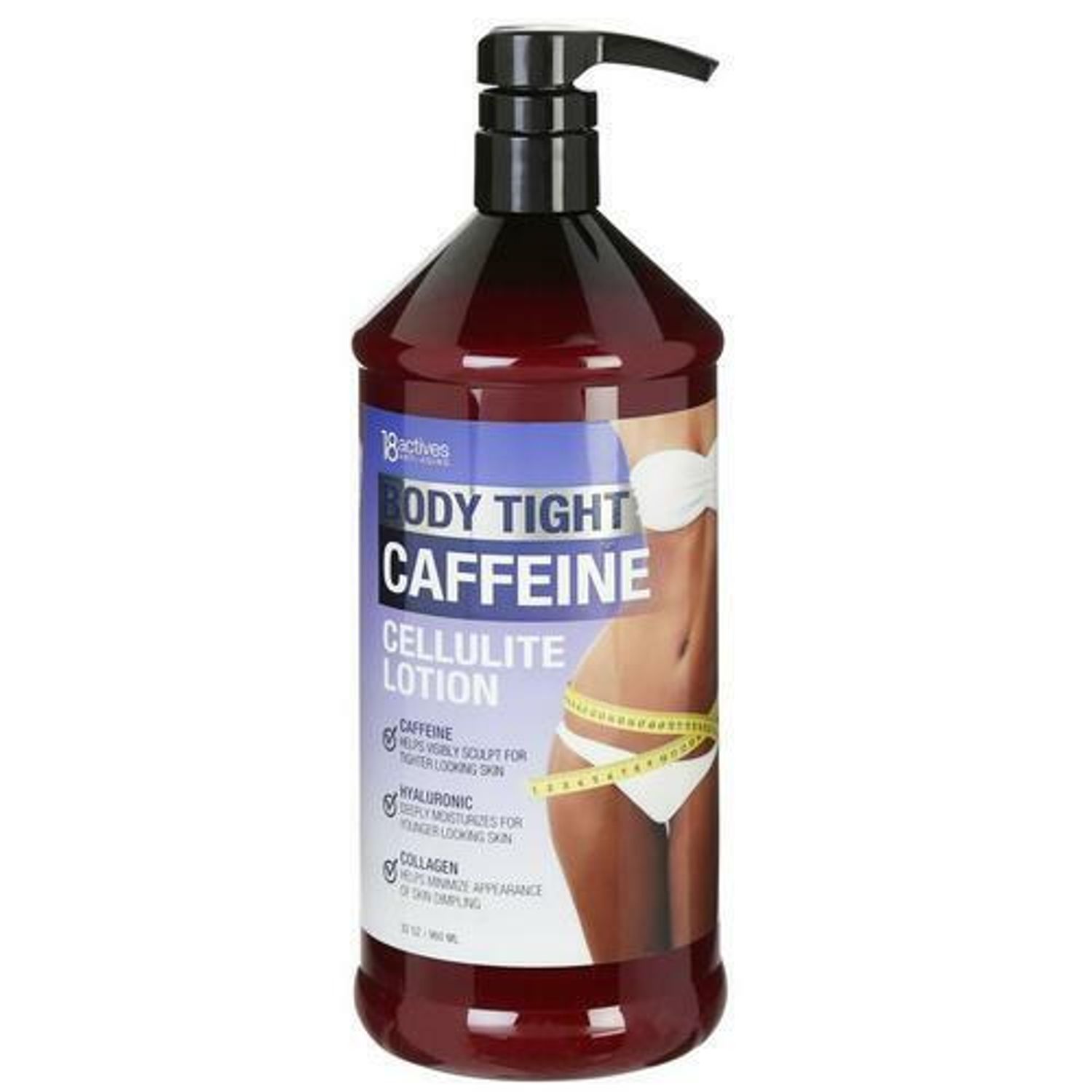 18ACTIVES ANTI-AGING BODY TIGHT CAFFEINE CELLULITE LOTION 32OZ