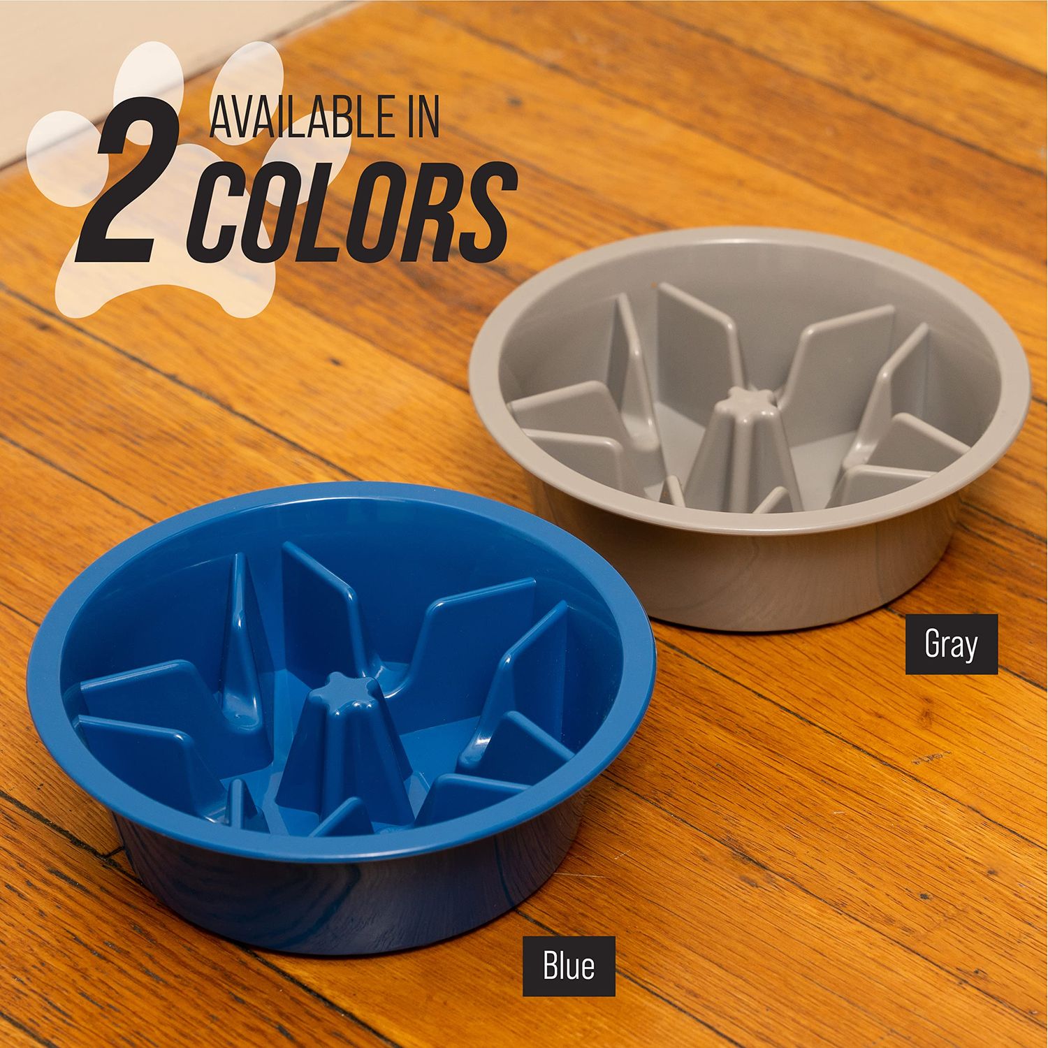 Leashboss Slow Feeder Dog Bowls - Cup Maze Puzzle Food Bowl with Feeder Holes, Fits into Elevated Pet Feeders - Slow Eating for Large, Medium & Small Sized Breeds (1.5 Cup - 6-6.25 Inch Feeder Holes)