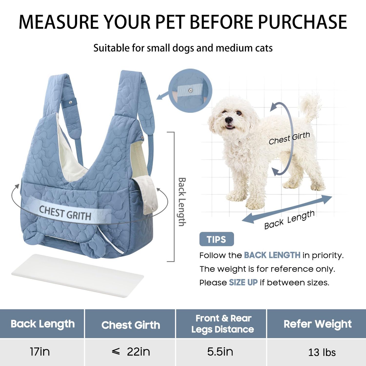JourCraf Pet Carrier Backpack, Adjustable Pet Front Cat Dog Carrier Backpack Travel Bag for Small Medium Dogs Cats and Rabbits, Safety Strap with Removable Bottom Plate for Camping Hiking Traveling
