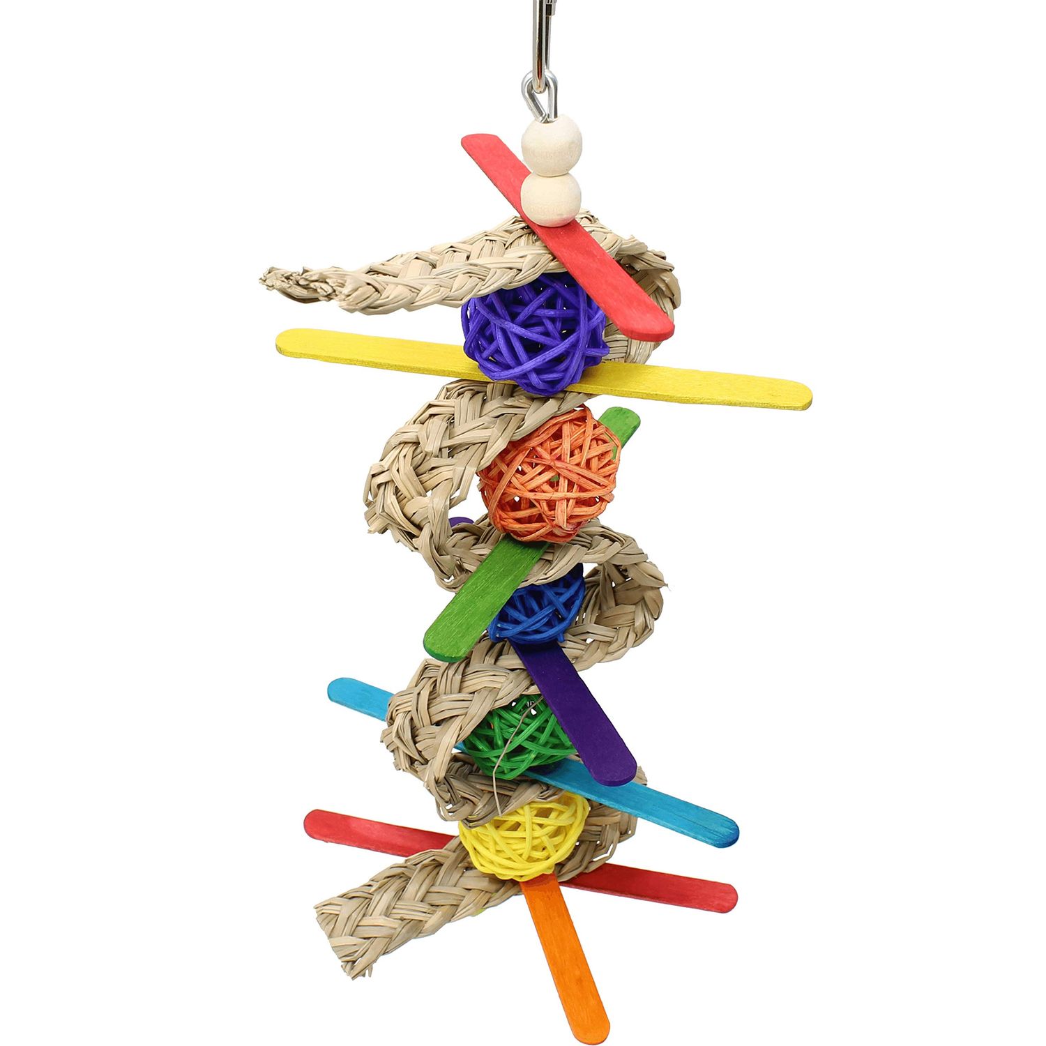Bonka Bird Toys 00156 Chewballishous Parrot Bird Toy 9.00" High X 4.00" Wide, Conure Quaker Cockatiel and Similar