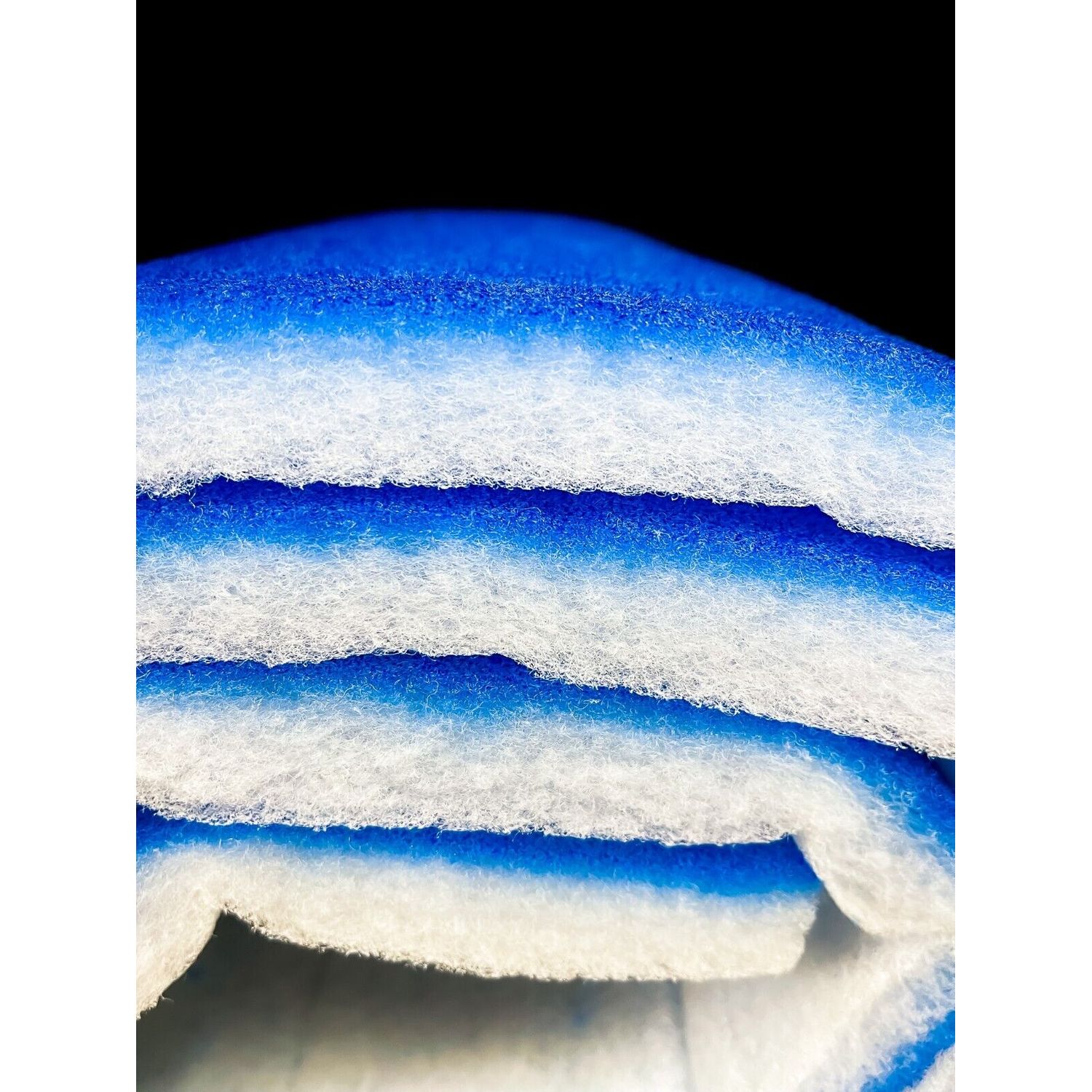 10-FT ROLL BLUE BONDED AQUARIUM FILTER MEDIA PAD 12" X 120" FILTER FIBER FLOSS