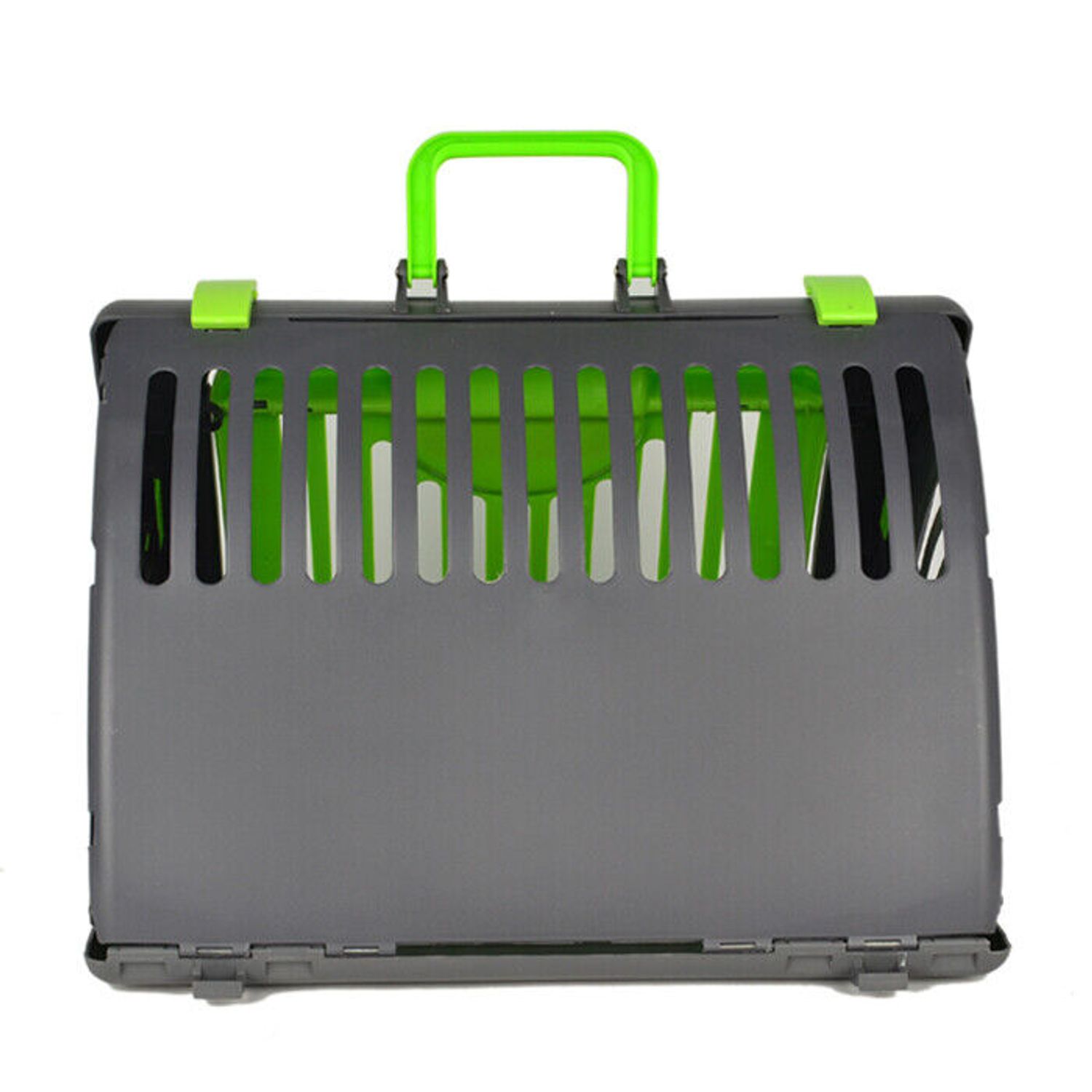 Collapsible Pet Carrier Cat Kitten Puppy Travel Carrier Plastic Crate 17"x 14"