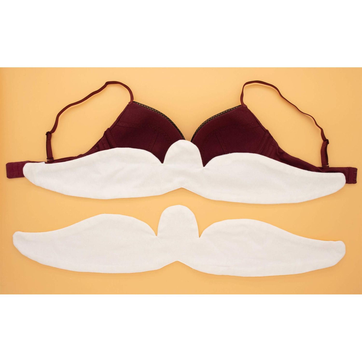 Brushed Cotton on Both Sides - Bra Liners for Sweating Rash Boob Sweat Liner Cotton Pads – 3PCS