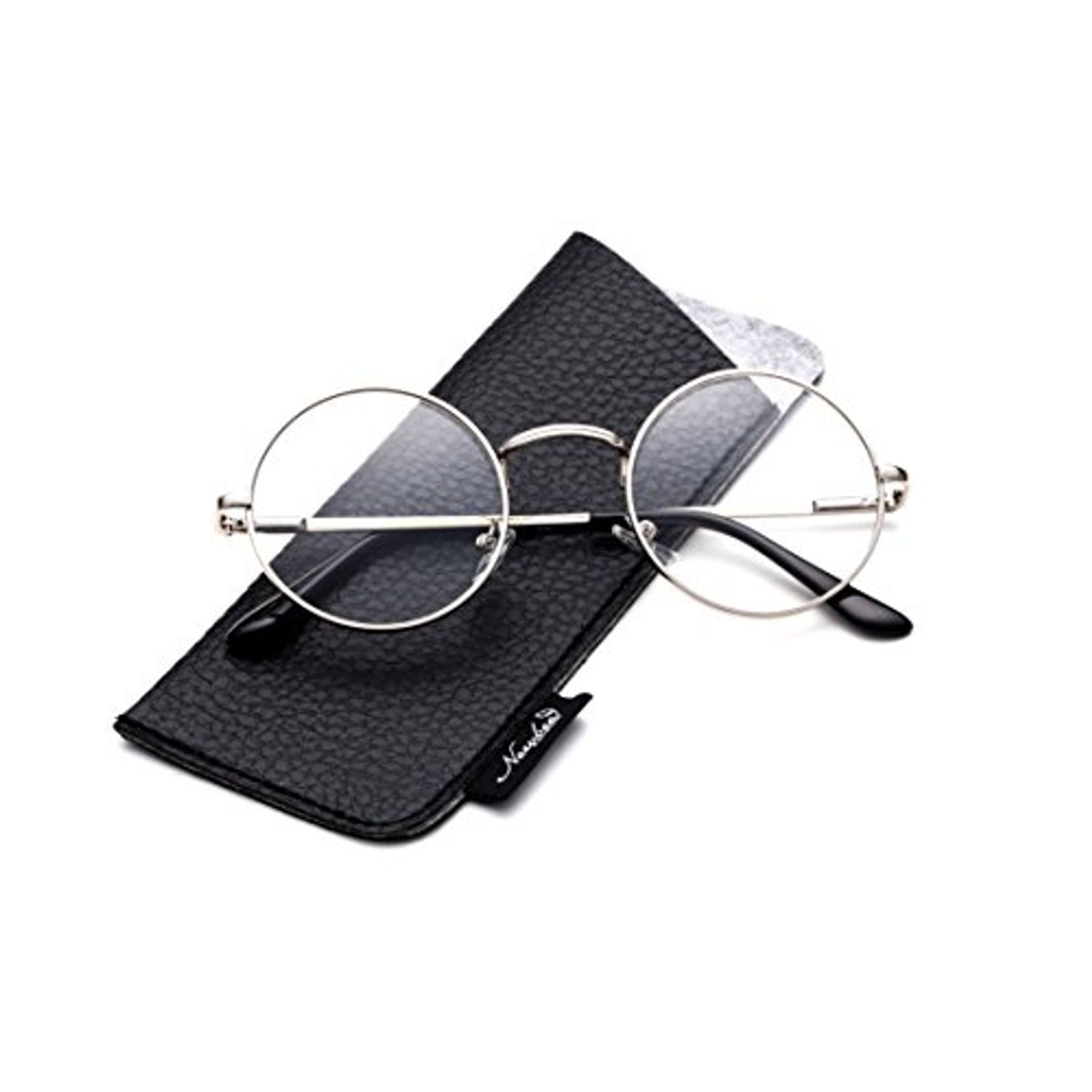 Glasses Hippy Vintage Retro Round Sunglasses & Clear Lens Glasses