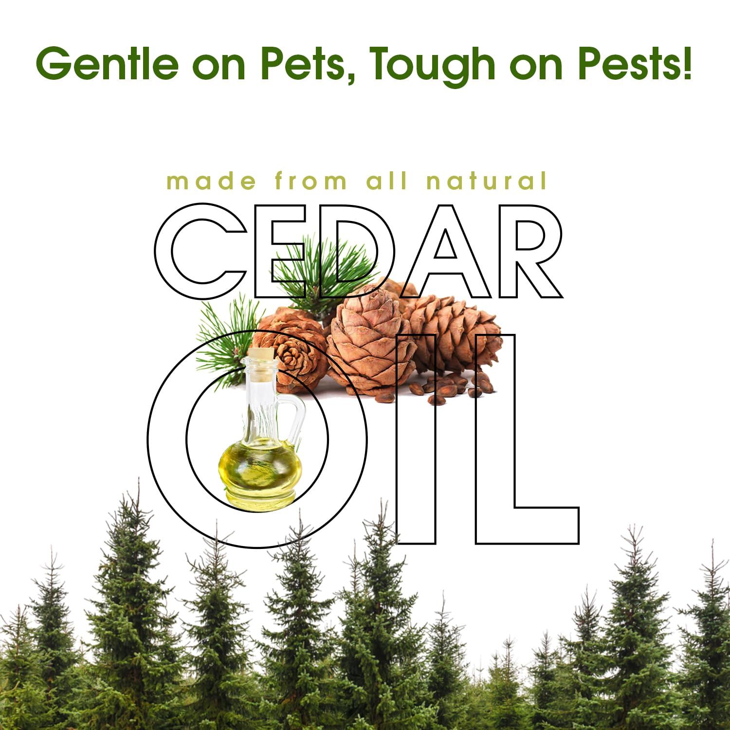 Paws and Claws Pet Spray - Natural Flea and Tick Repellent with Cedar Oil - Effective and Safe Pest Control for Dogs and Cats, Helps Repels Fleas, Ticks, and Mites, Pet Friendly and Easy to Use