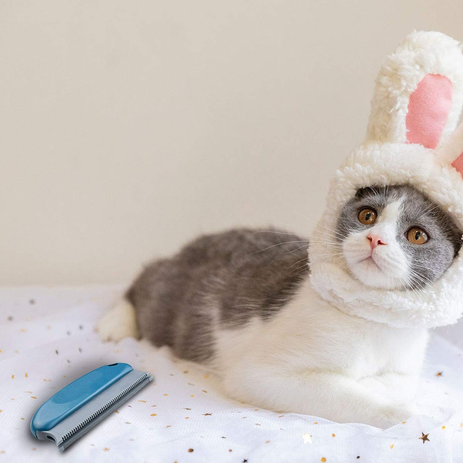 Pet Hair Remover Brush Cat Dog Hair Remover Comb Pet Hair Detailer for Car Inter