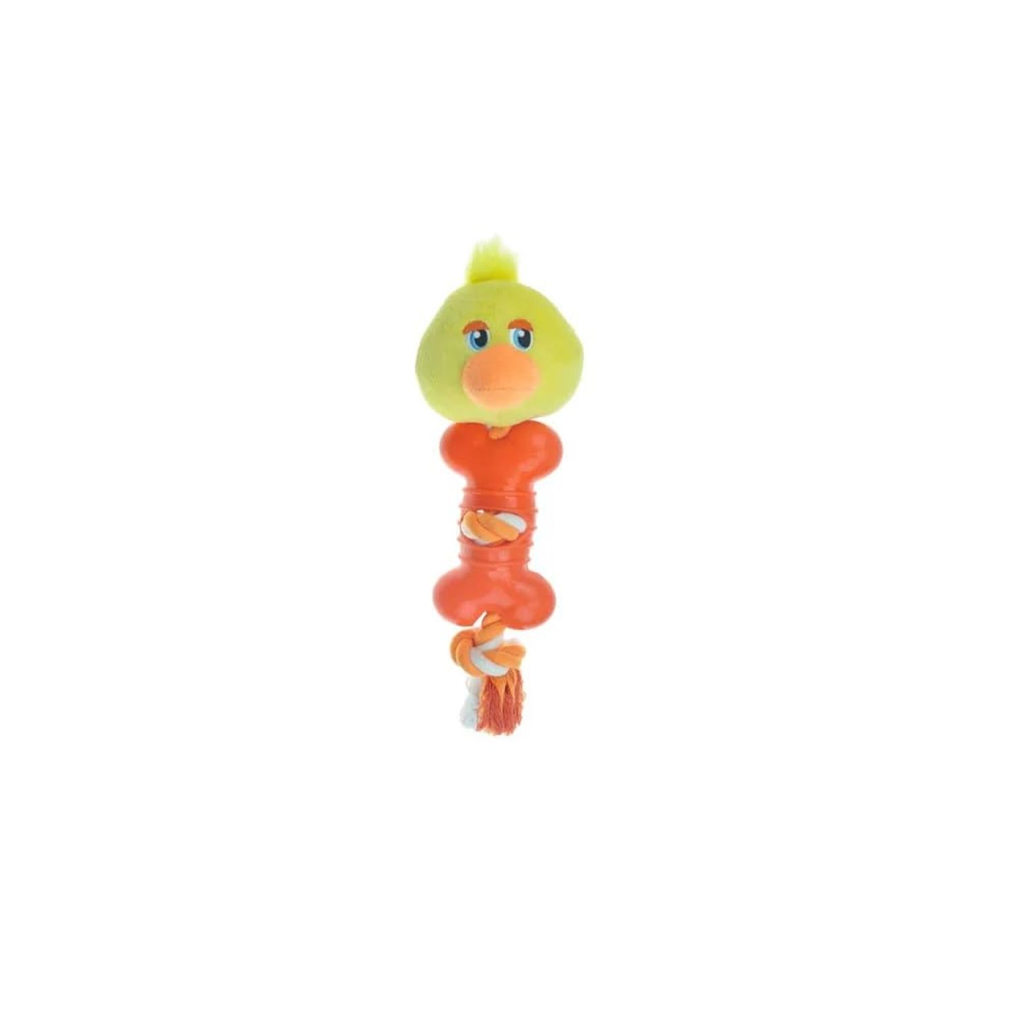 MPP Cute Barnyard Dog Toys Knotted Rope Bone Tug Choose Cow Duck Pig or All 3 10.5" (Pig)