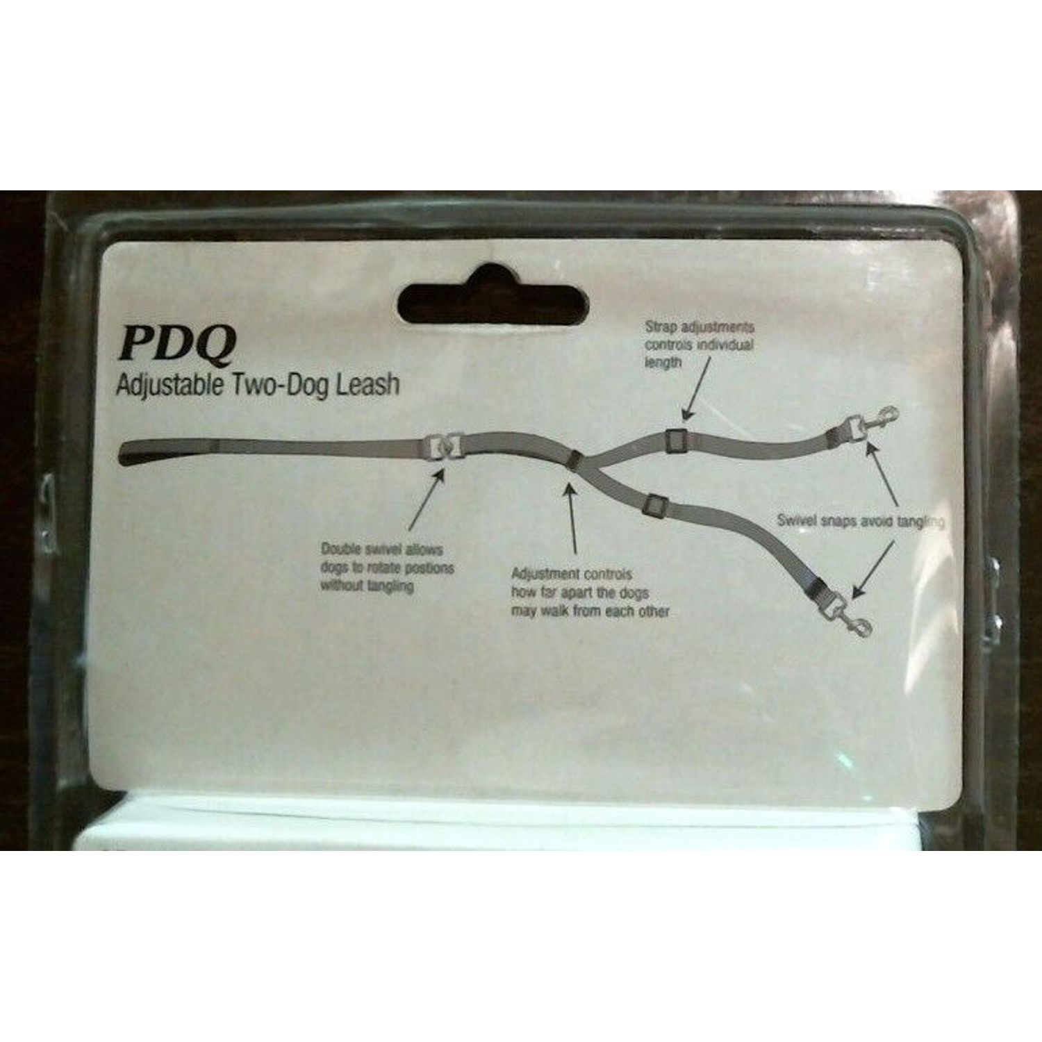 Boss Pet PDQ 00665 Adjustable Dog Leash For 2 Dogs Up to 60 Lbs. 20 Ft FREE SHIP