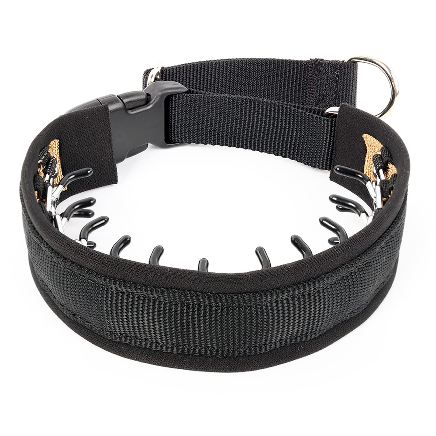 Martingale Collar for Dogs, No Pull Dog Collar for Small Medium Large Dogs, Dog Walking Collar for Pulling, Anti Pull Dog Martingale Training Collars with Buckle (L, Black)