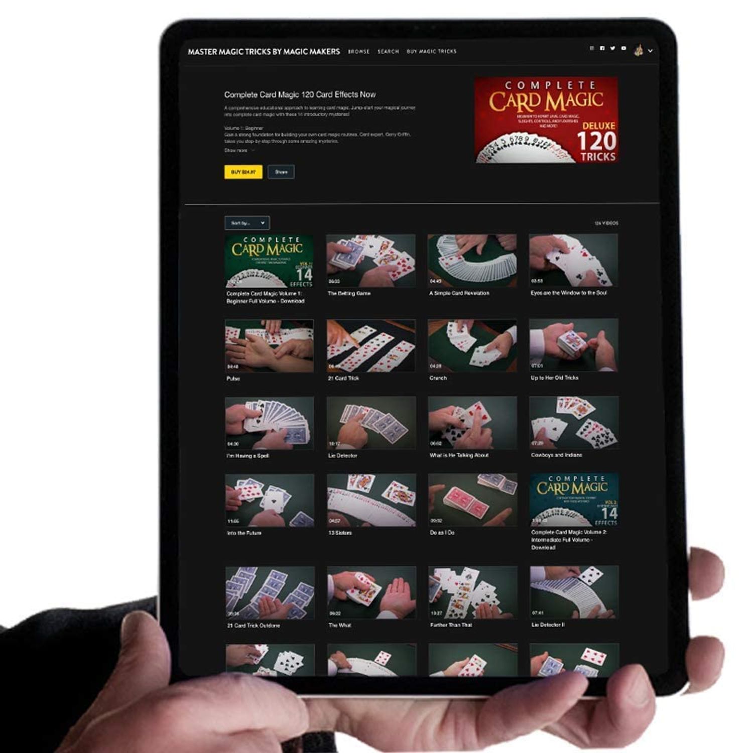 Magic Makers Complete Card Magic 180 Card Tricks & Professional Routines Card Tricks for Beginners to Advanced Levels