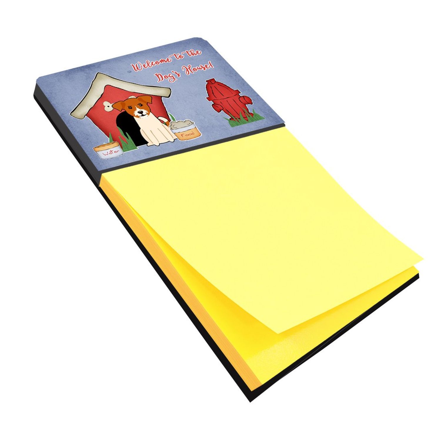 Caroline's Treasures Dog House Collection Jack Russell Terrier Sticky Note Holder, Multicolor (BB2862SN)