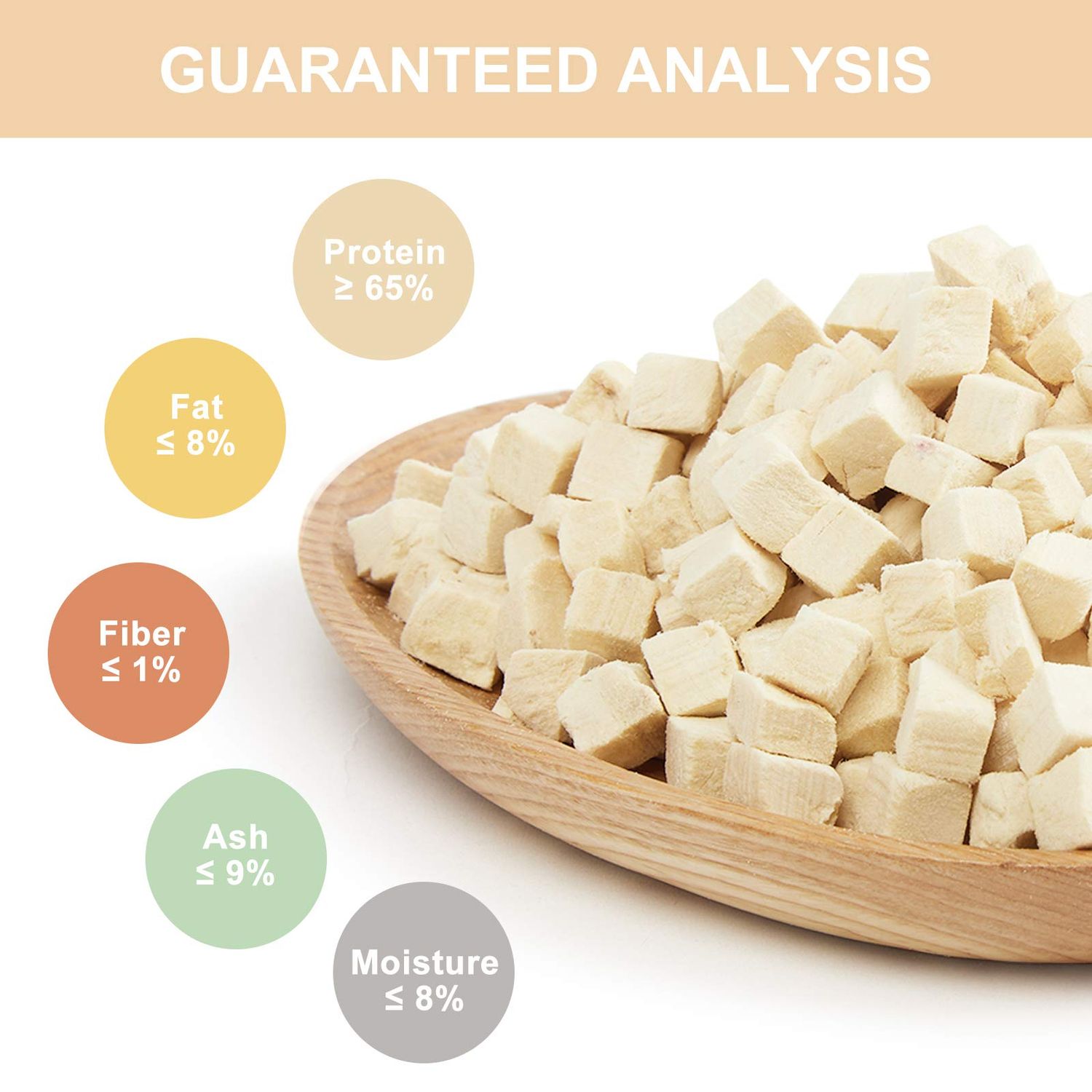 Jungle Calling Freeze Dried Cat and Dog Treats, Grain Free, Raw Single Ingredient Chicken, High Protein Snacks for Training (Chicken Cube)