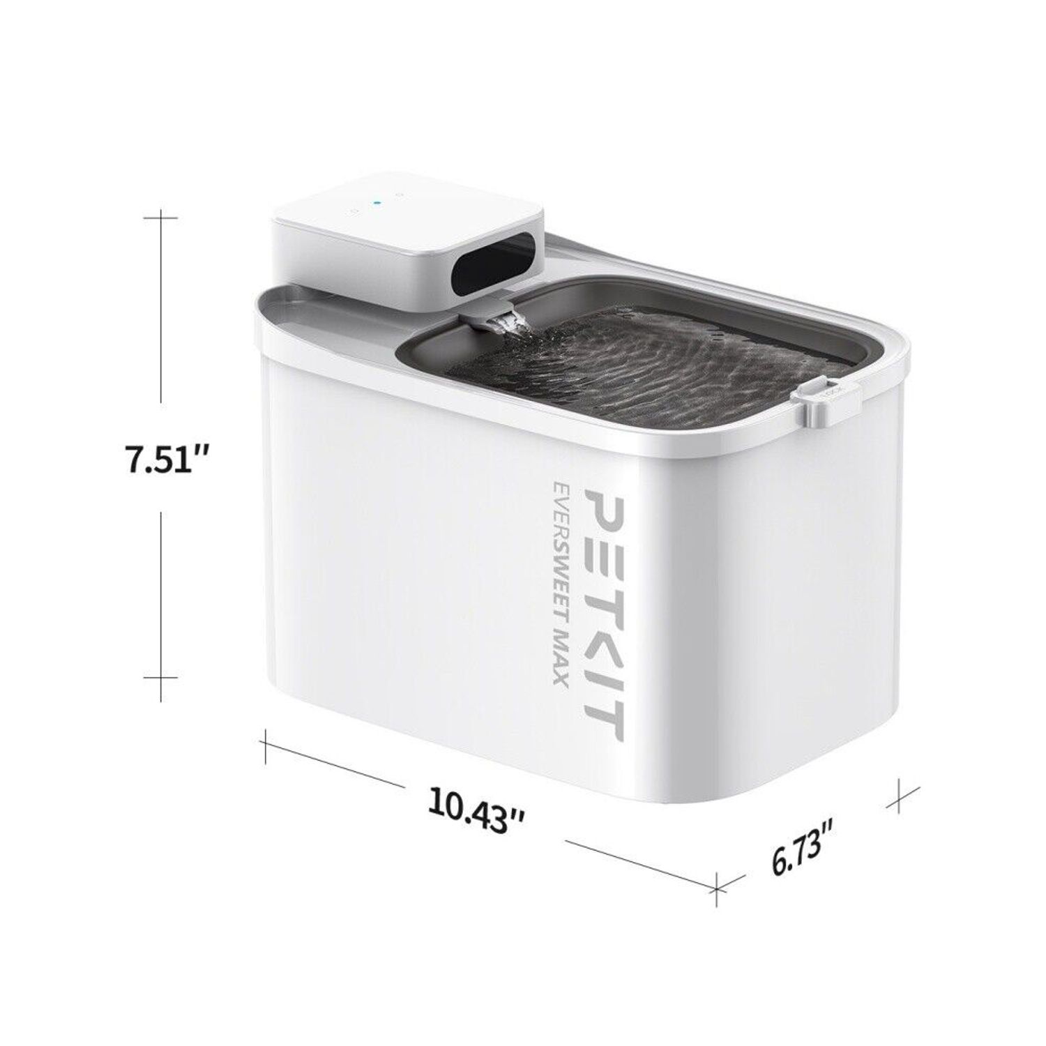 PETKIT Cordless Cat Water Fountain 3L 105oz Wireless Pet Dispenser Smart App Qui