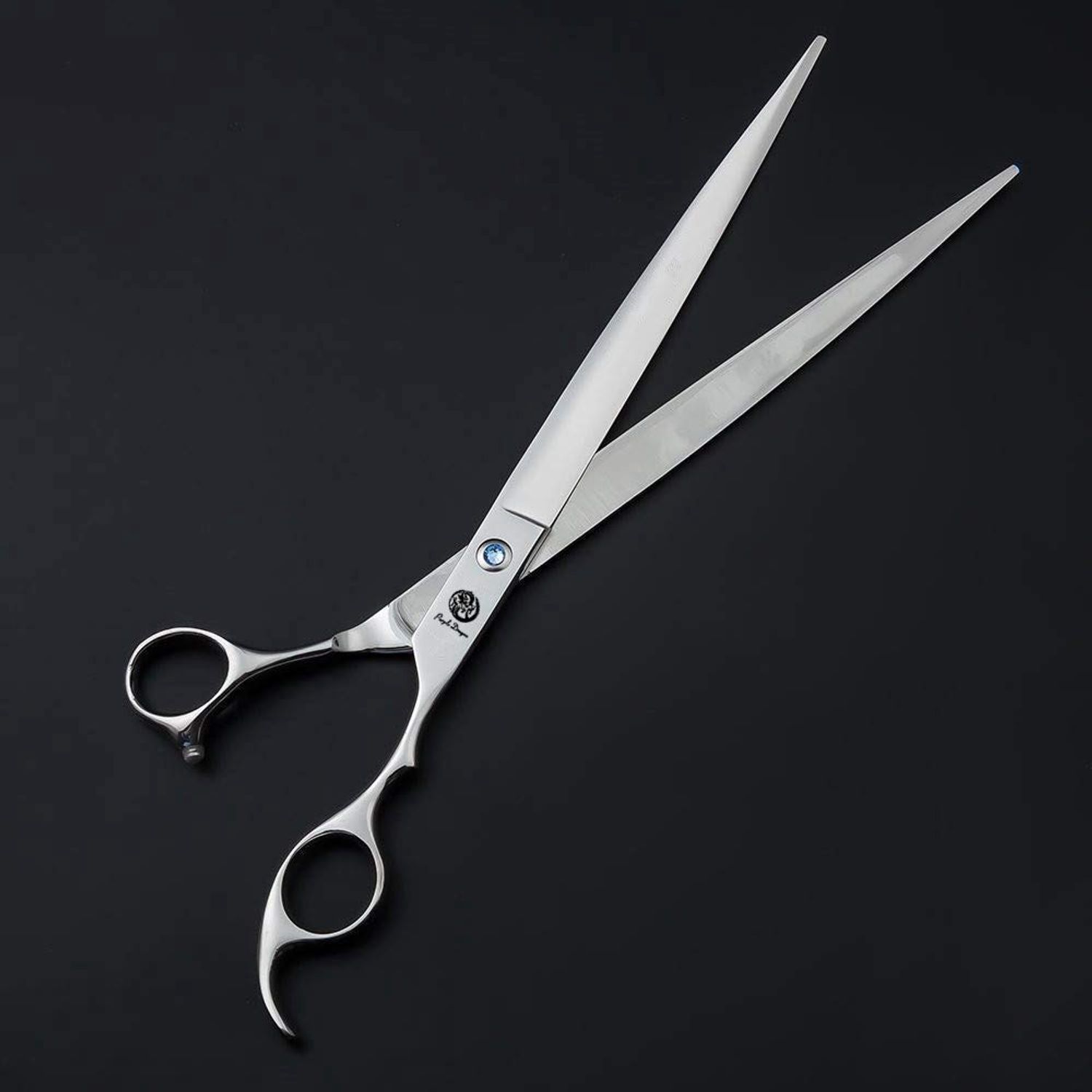 Purple Dragon 10 Inch Sharp Edge Salon Hair Cutting Shears - Pet/Dog Grooming Scissors with Bag - Perfect for Barber or Pet Groomer (10 inch)