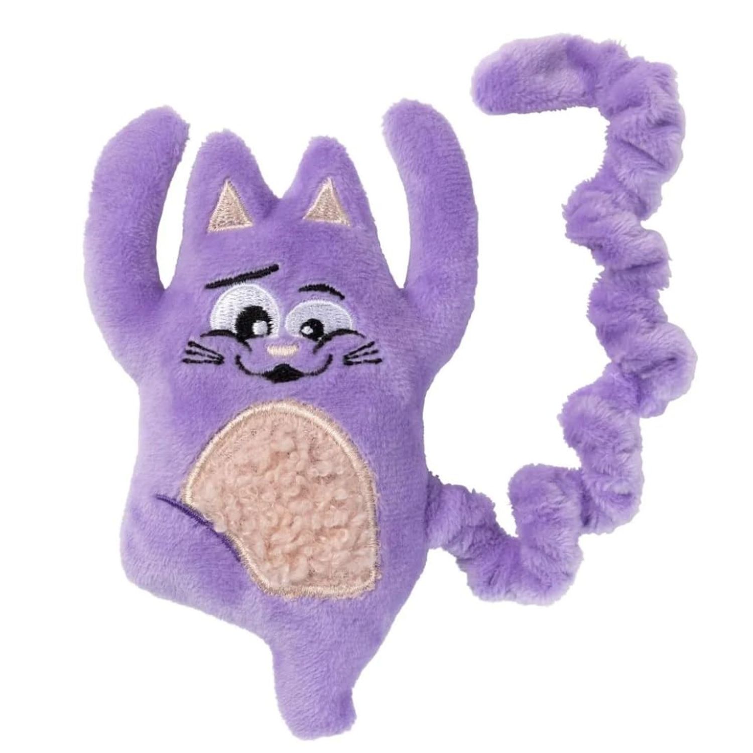 Fuzzyard Namaste Cat Toy Premium Plush Yoga Cats with Catnip, Crinkle & Bungee Tail