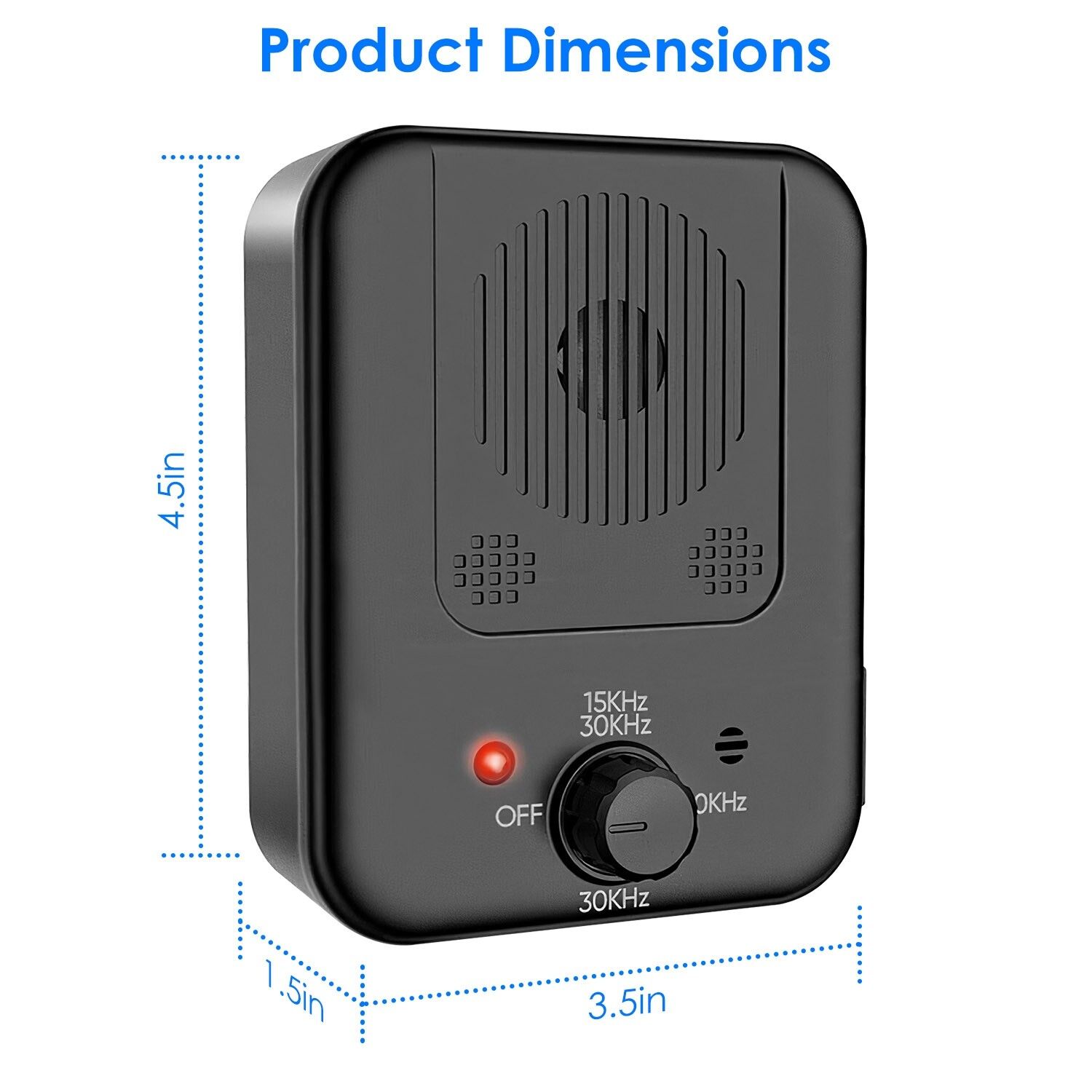 26.2Feet Ultrasonic Anti-Barking Device Dog Bark Control Sonic Silencer Outdoor