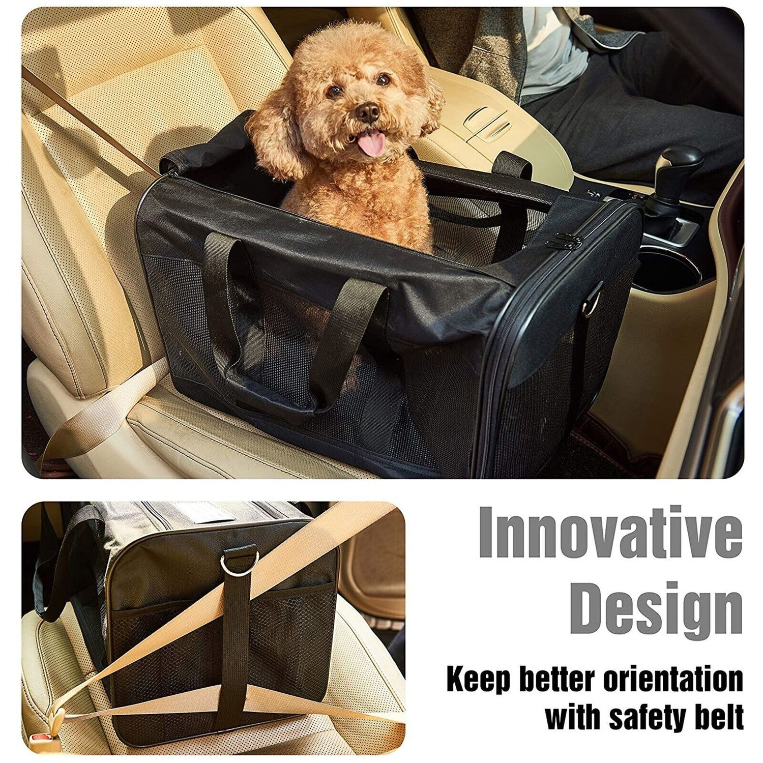 Pet Dog Cat Carrier Bag Soft Sided Collapsible Travel Case Airline Approved