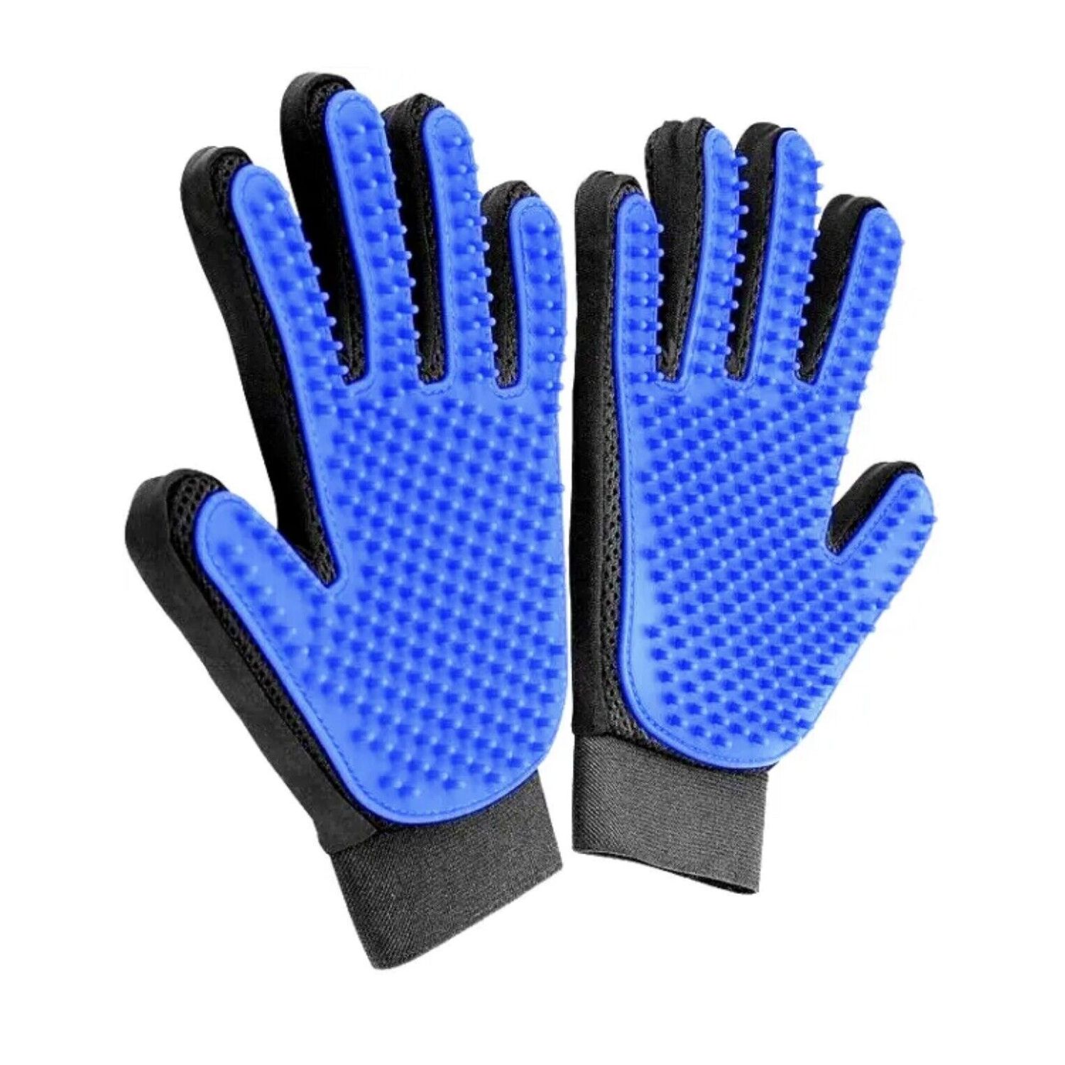 Grooming Dog Brush Gloves Pet Cat Pair Hair Fur Remover Mitt Massage Deshedding