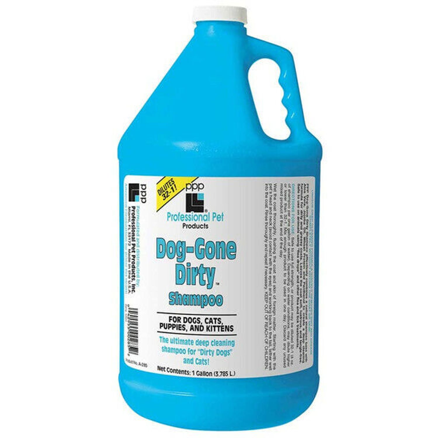 Pet Grooming Shampoo Dog Gone Dirty Deep Cleaning Dematting Concentrated Gallon