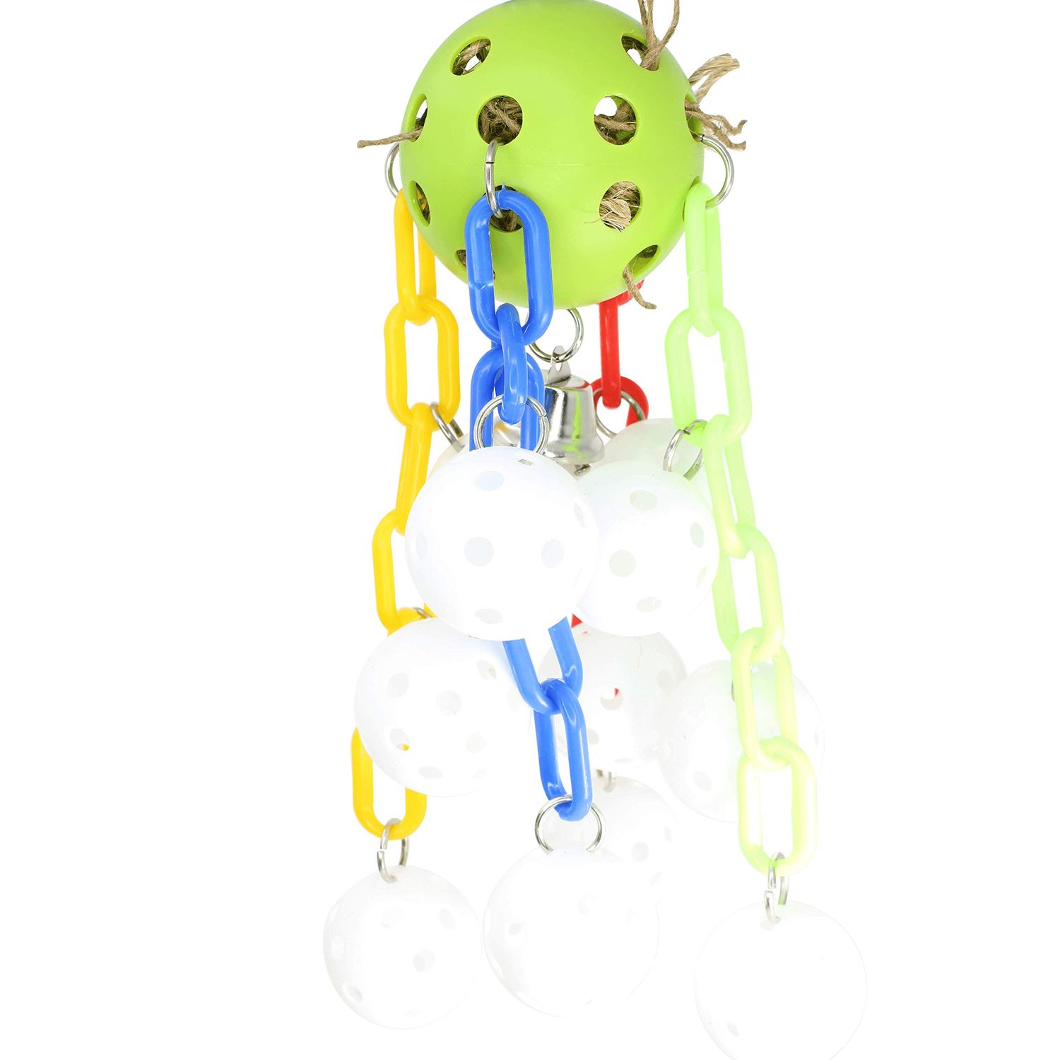 1792 Ball Waterfall Bonka Bird Toys Colorful Pull Plastic Chain Parrot Quaker Parrotlet Cockatoo African Grey