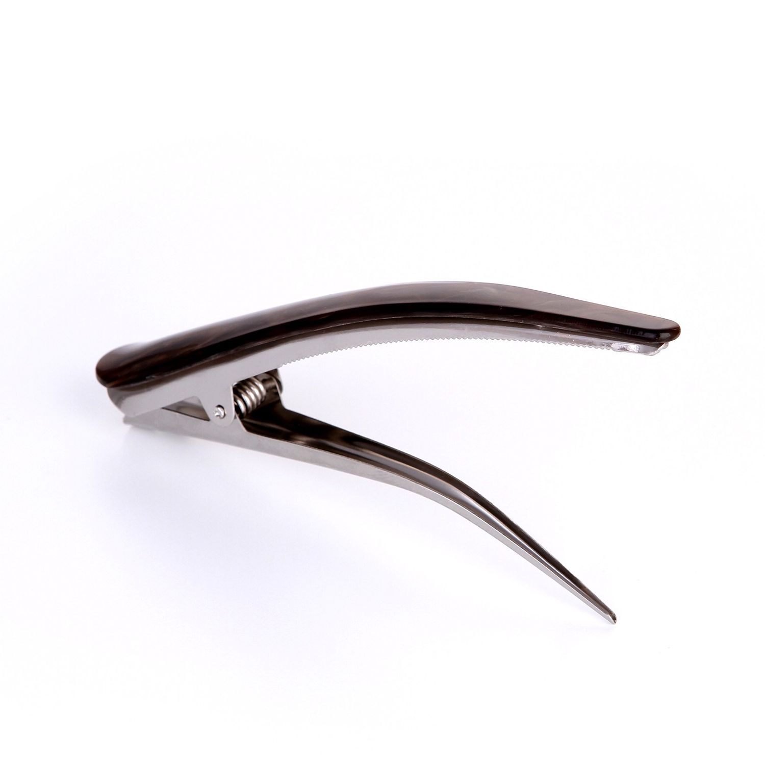 2PCS:Duck Teeth Bows Hair Clips Classic Hair Grip Crocodile Accessories Hairpins Chic Styling Claw
