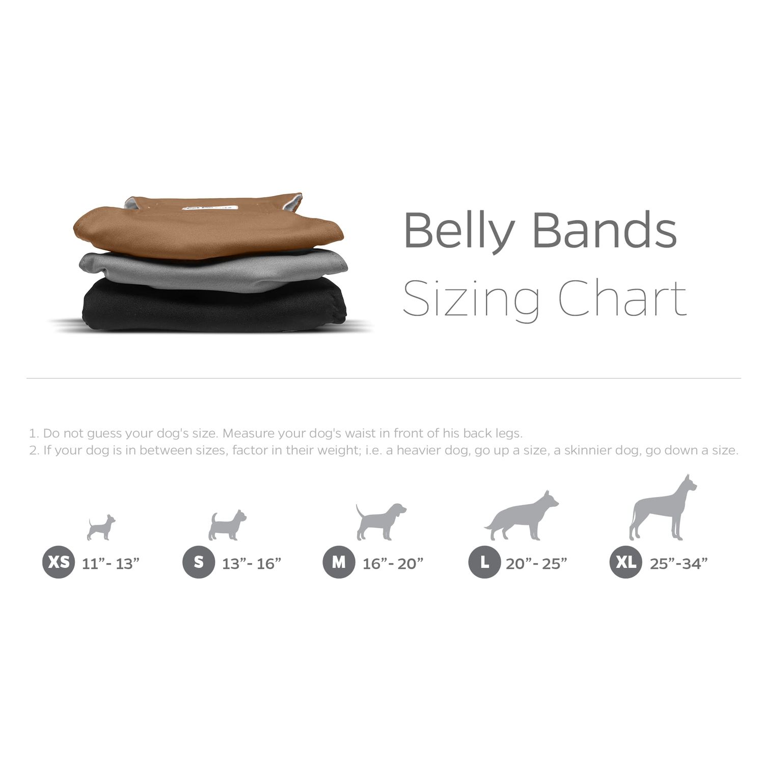 Pet Parents Premium Washable Belly Bands for Male Dogs & Extendrs, (3pack) of Male Dog Diapers & Male Dog Belly Bands, Color: Natural, Size: Medium Dog Diapers Male