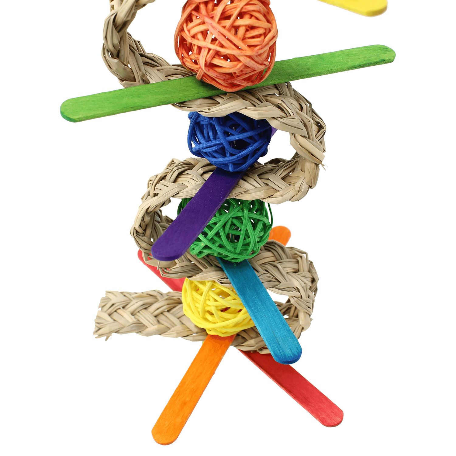 Bonka Bird Toys 00156 Chewballishous Parrot Bird Toy 9.00" High X 4.00" Wide, Conure Quaker Cockatiel and Similar