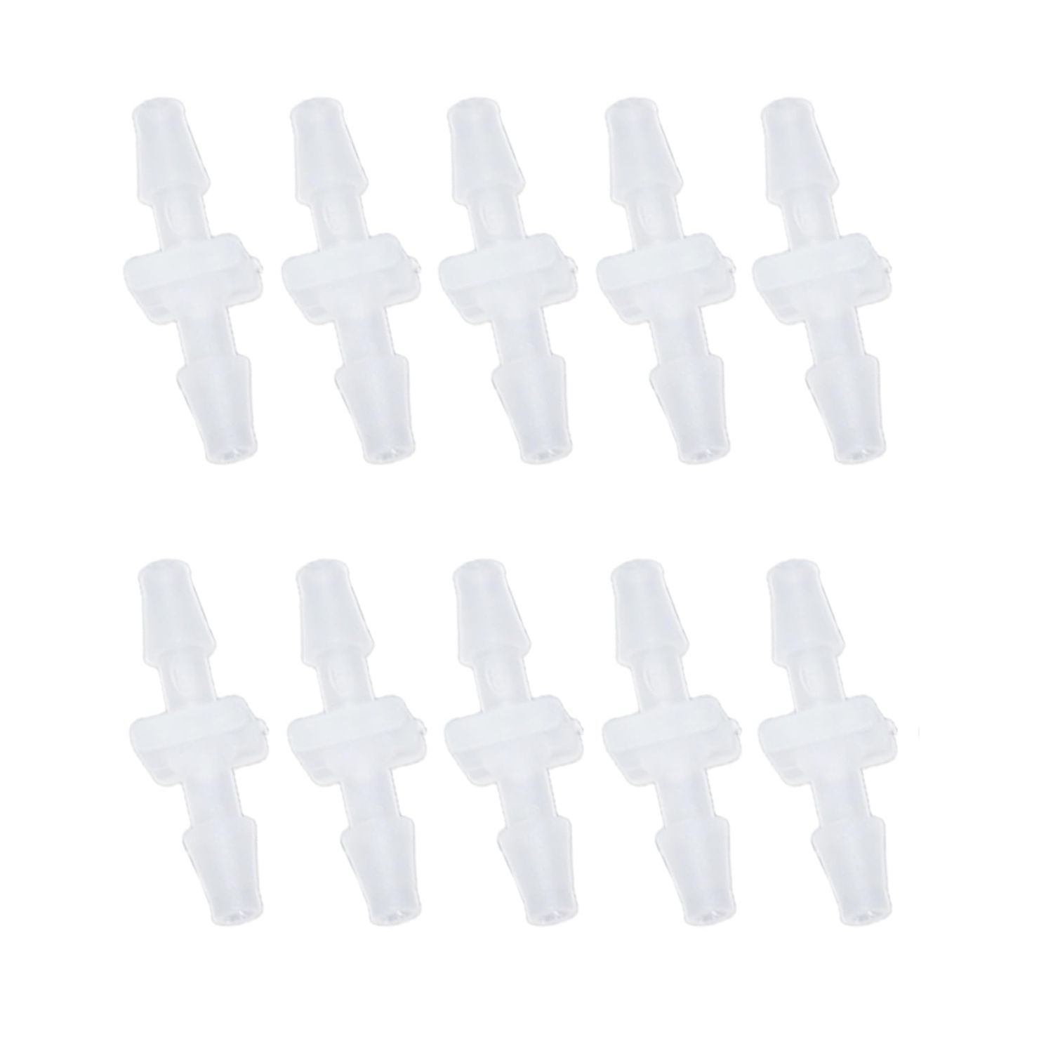 38Pcs Hose Barb Fittings Kit, Pipe Connector Joint Splicer Mender Adapter Union for Aquarium Adapter Gas Liquid Air, for Hose ID 1"x1", 3/8"x3/8", 5/16"x5/16", 1/4"x1/4", 3/16"x3/16", 1/8"x1/8"