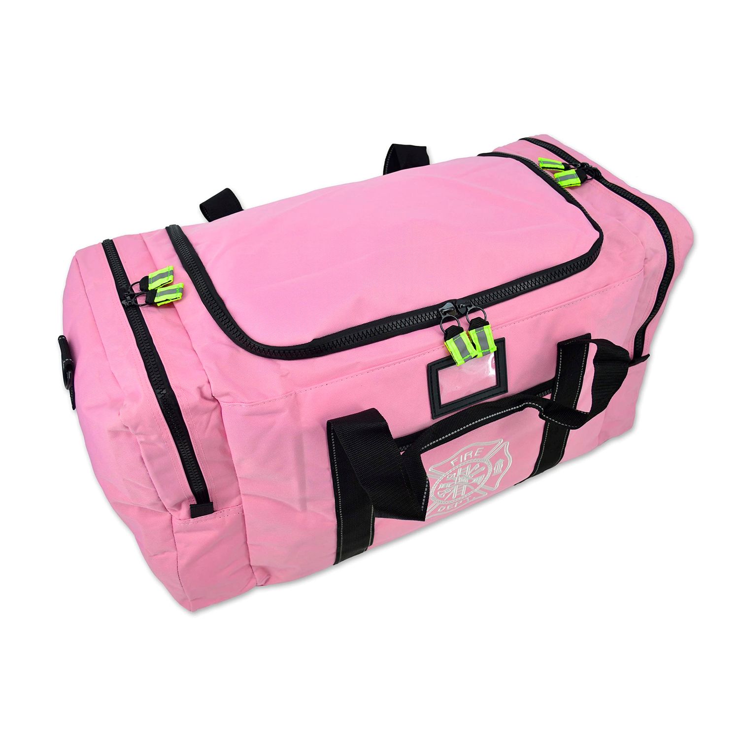 Lightning X Value Firefighter Turnout Gear Bag w/Maltese Cross and Custom Embroidered Name - PINK