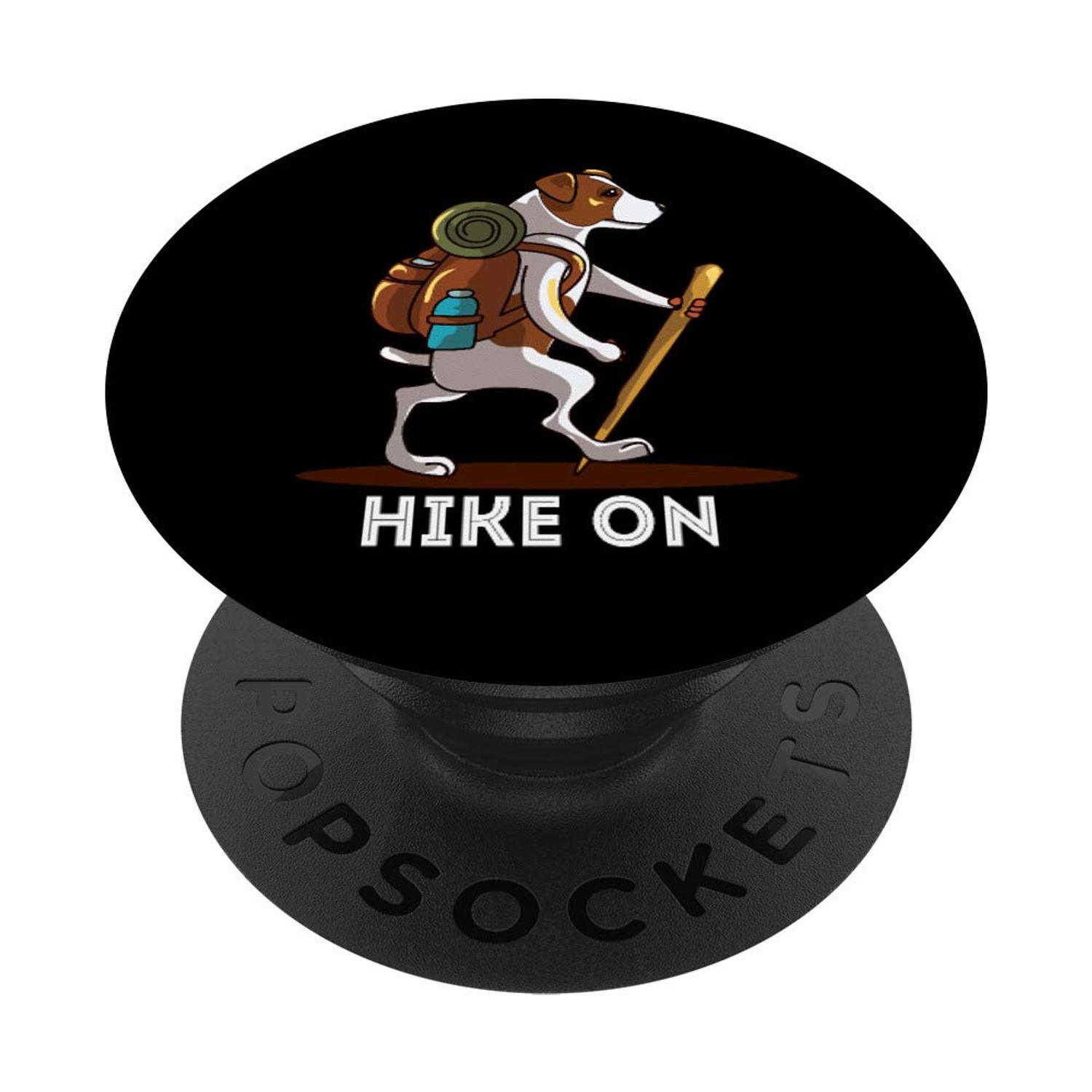 Hike On Jack Russell Hiking Dog Backpack Outdoor Gifts Black