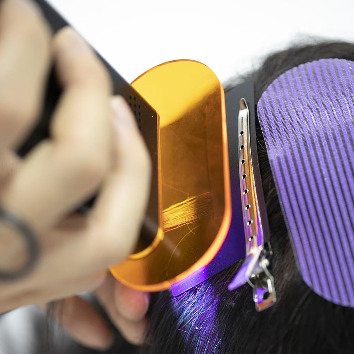 V Light Extensions Kit, V Light Hair Extension Machine, UV Light, V Light Hair Extensions Shield * 3